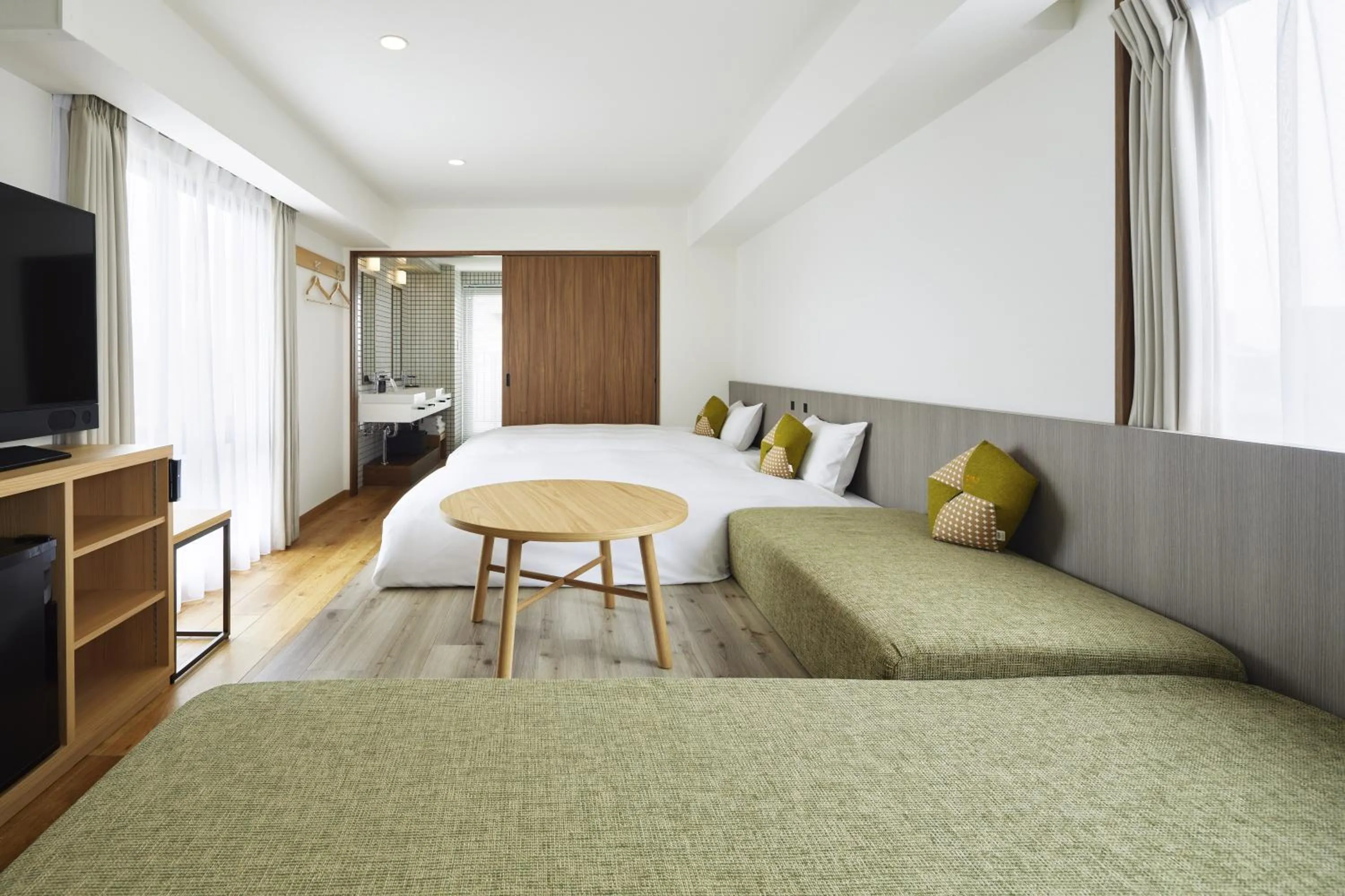 Bed in OMO5 Kyoto Sanjo by Hoshino Resorts