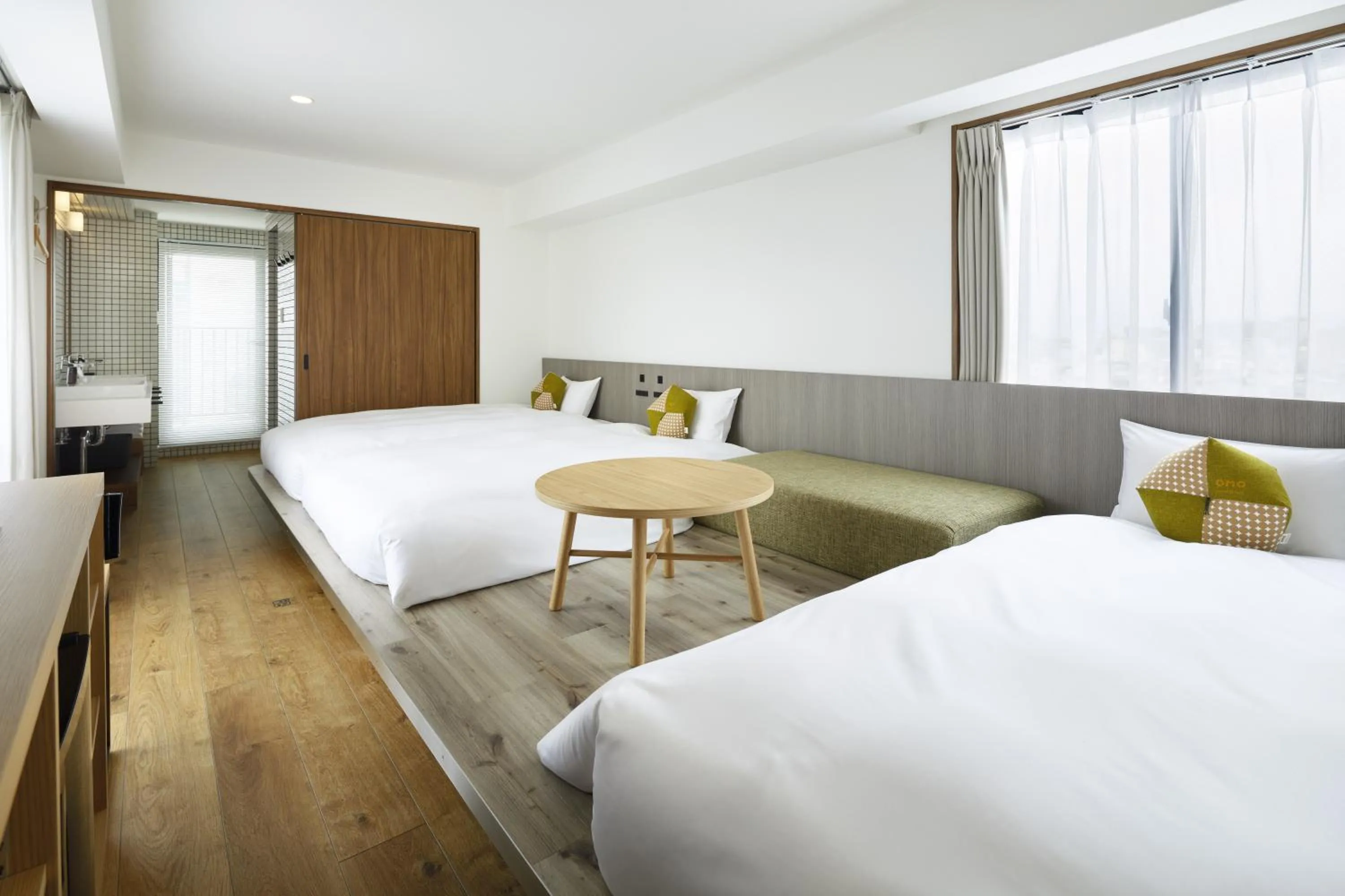 Photo of the whole room, Bed in OMO5 Kyoto Sanjo by Hoshino Resorts