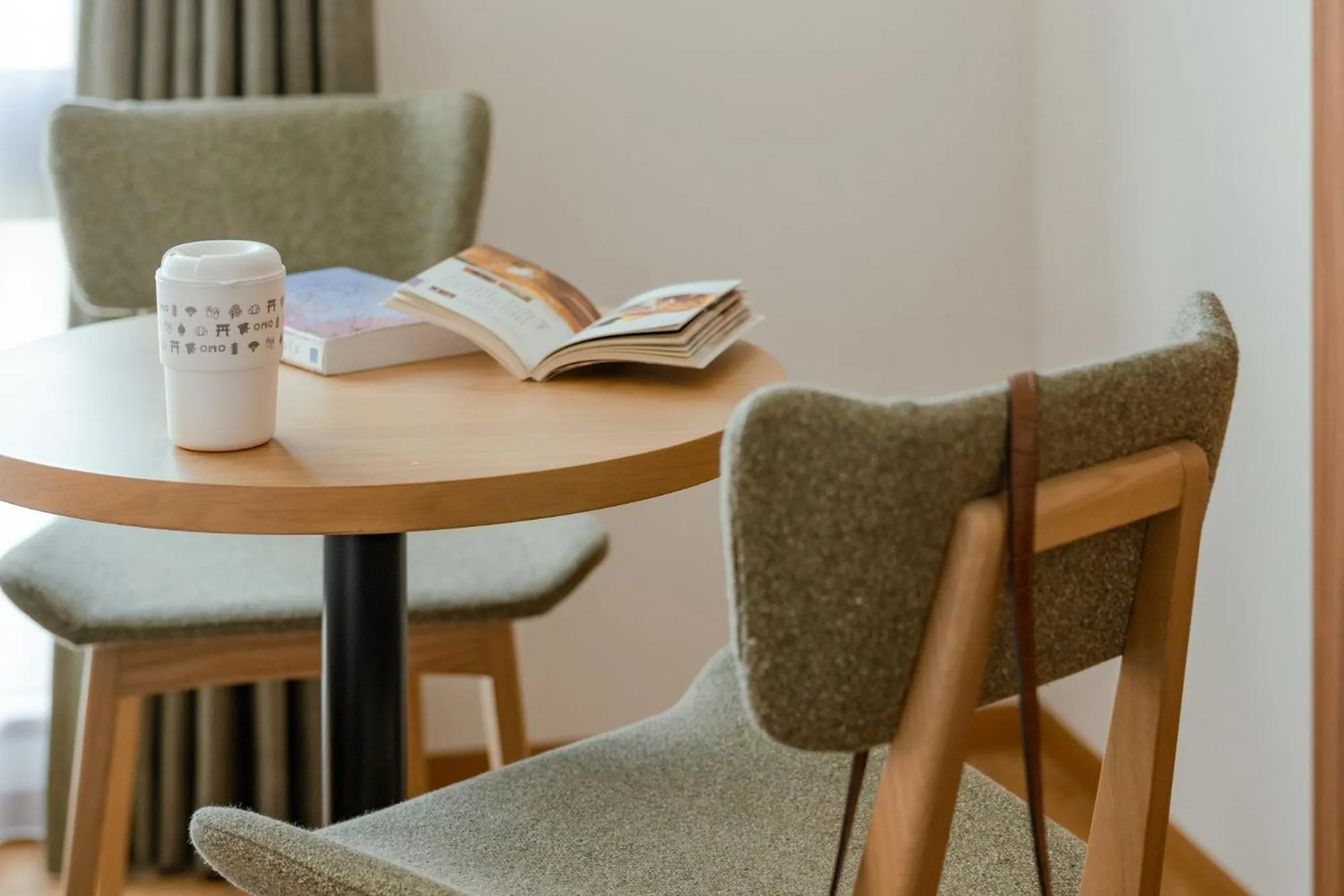 Living room in OMO5 Kyoto Sanjo by Hoshino Resorts