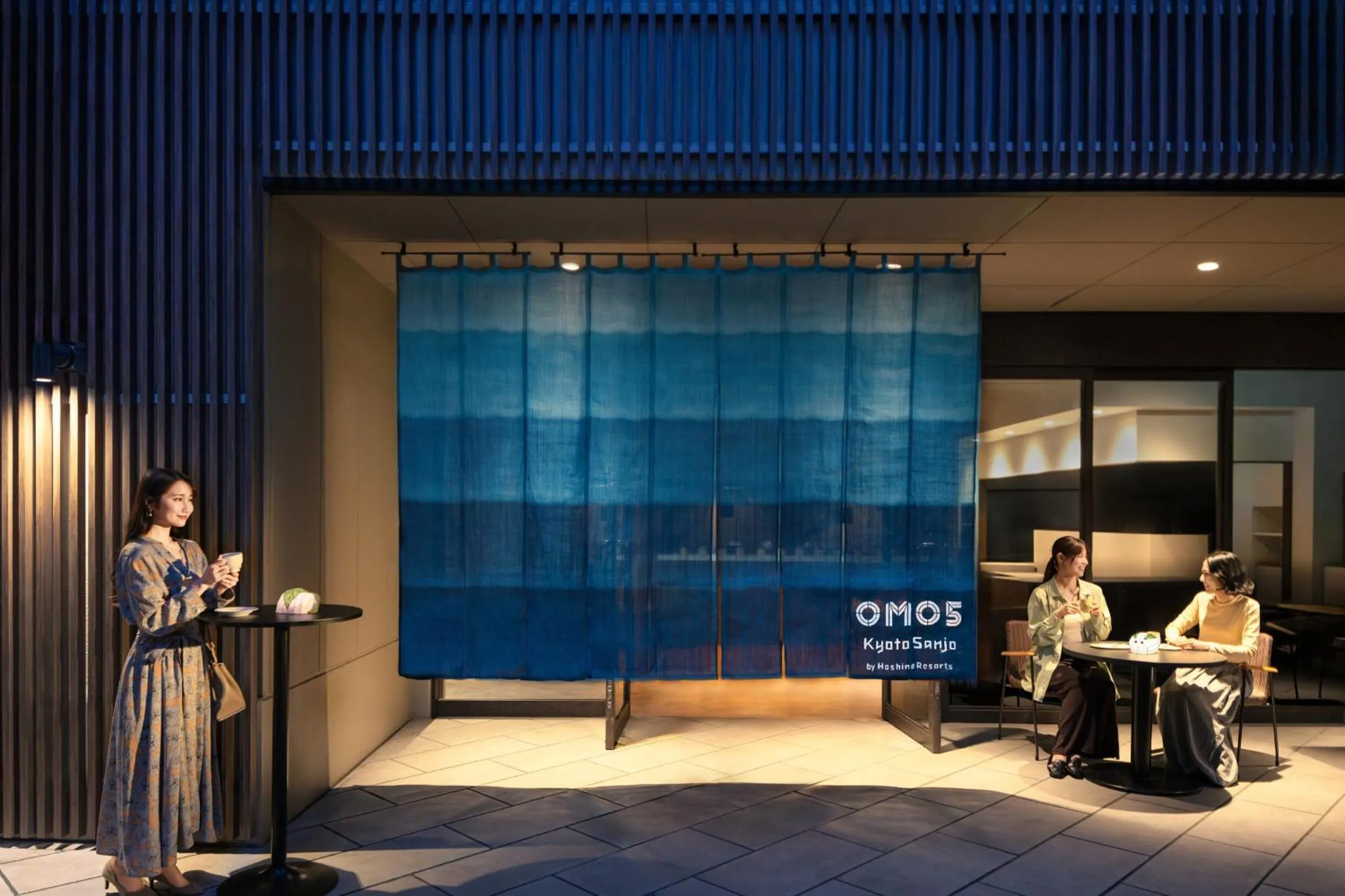 Property building in OMO5 Kyoto Sanjo by Hoshino Resorts