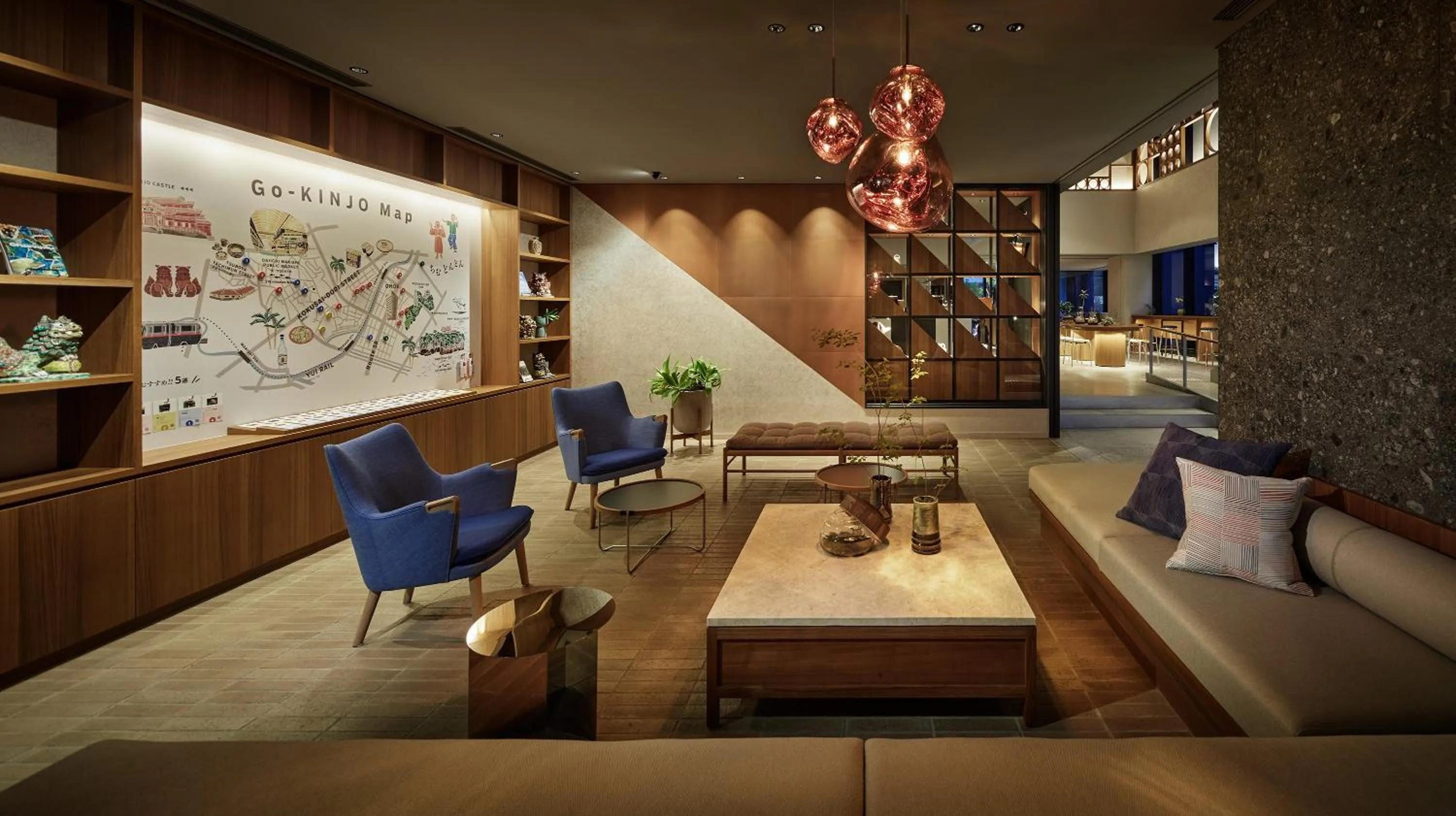 Lounge or bar in OMO5 Okinawa Naha by Hoshino Resorts