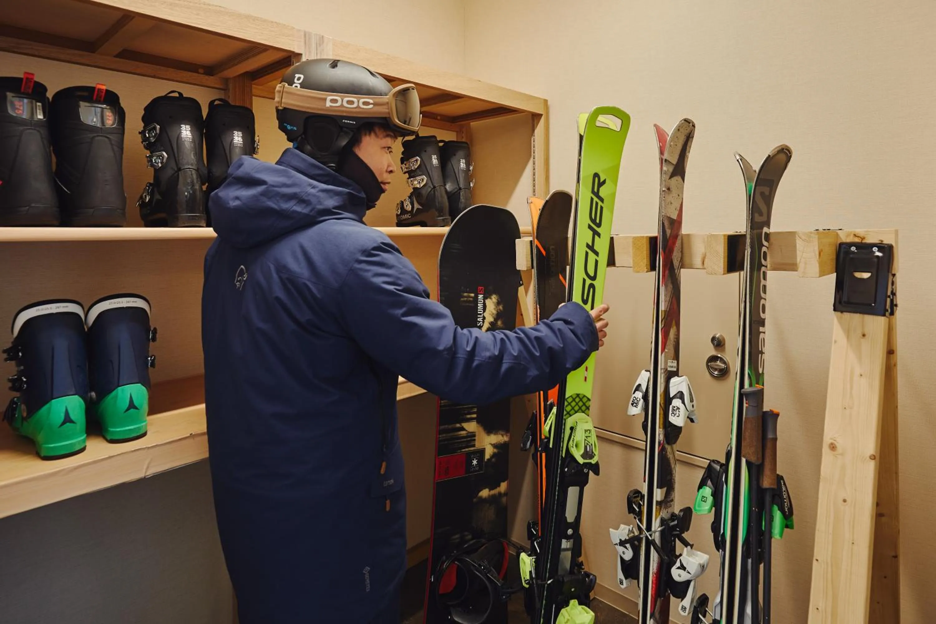 Skiing in OMO3 Sapporo Susukino by Hoshino Resorts