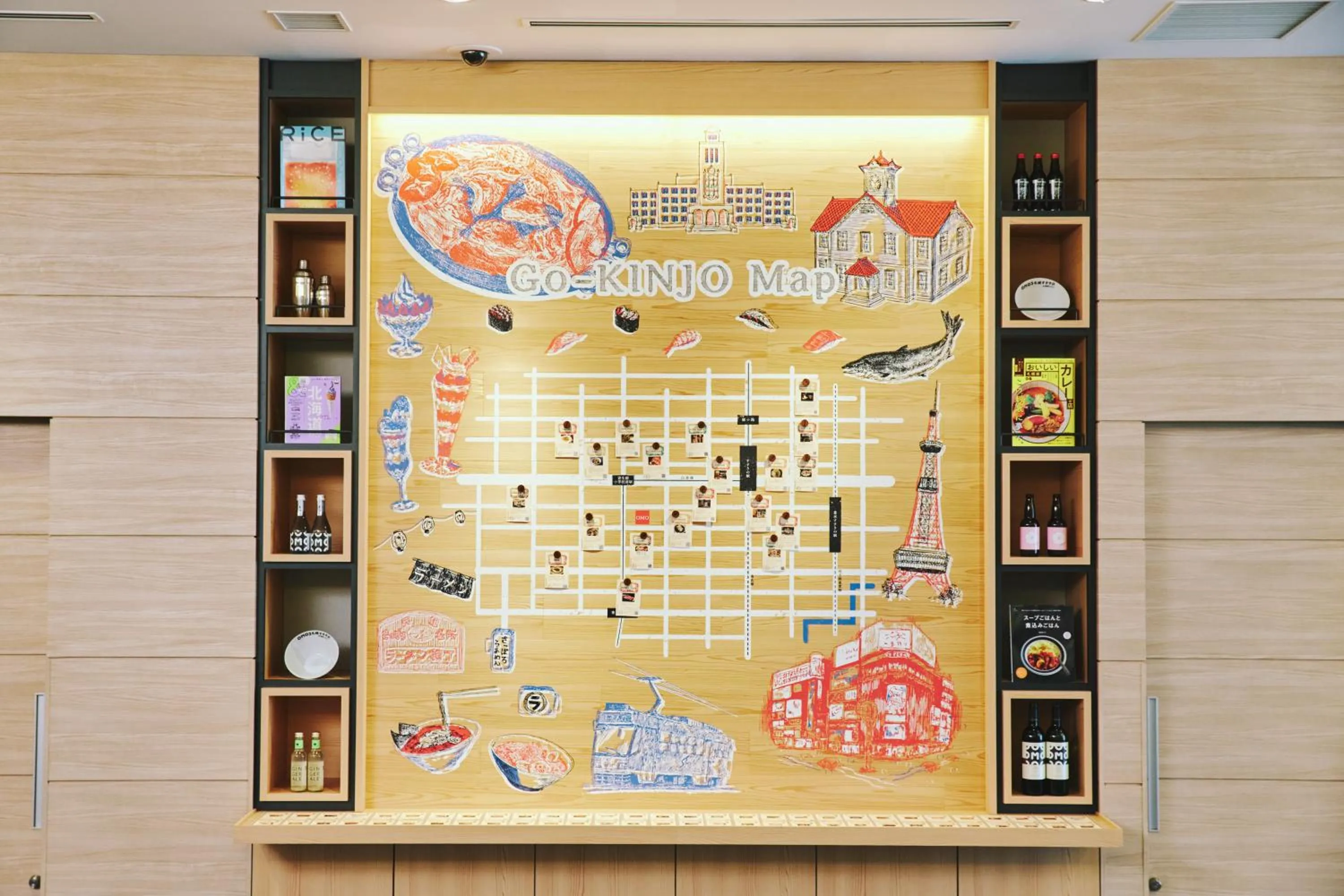 Lobby or reception in OMO3 Sapporo Susukino by Hoshino Resorts