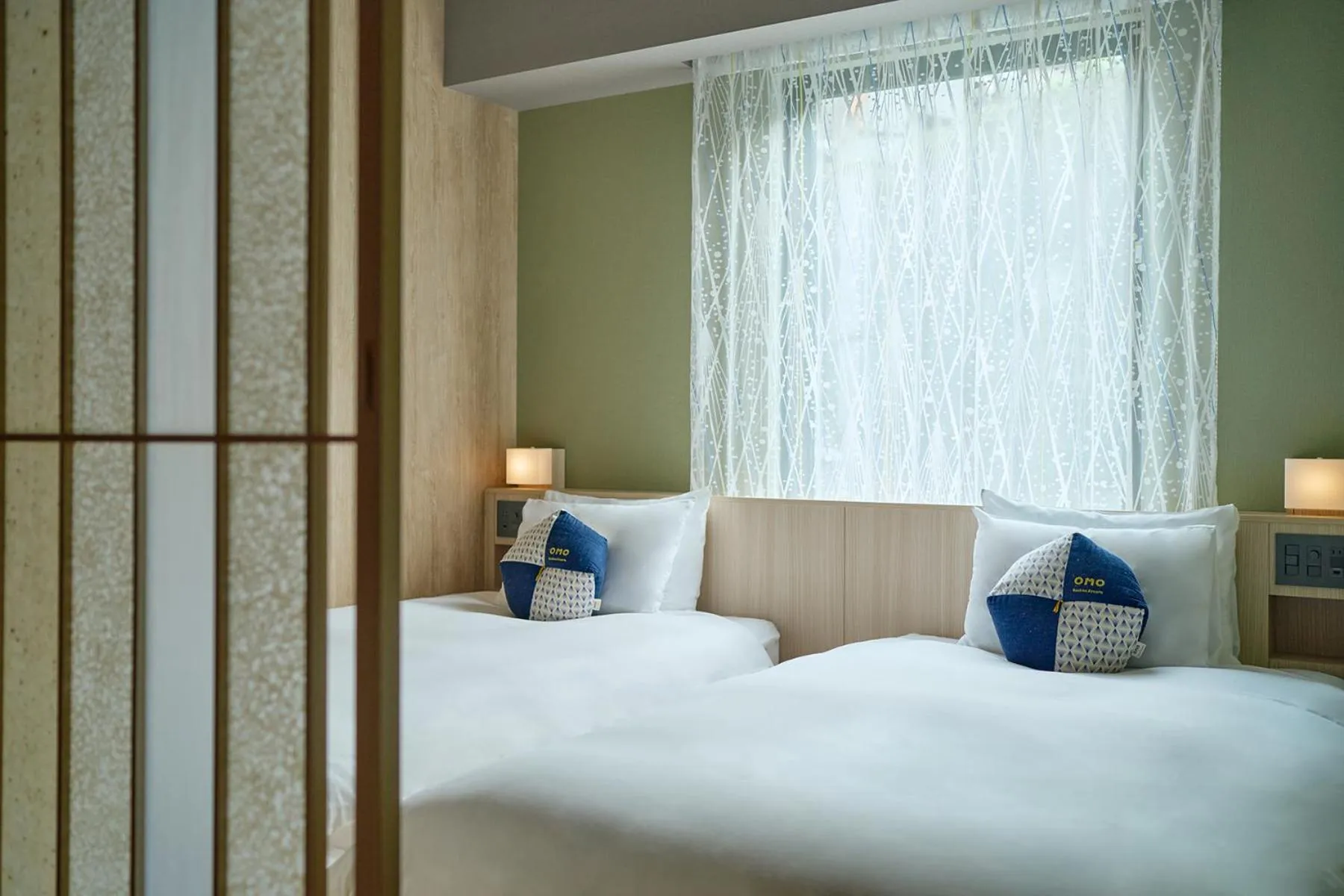 Photo of the whole room, Bed in OMO5 Kanazawa Katamachi by Hoshino Resorts
