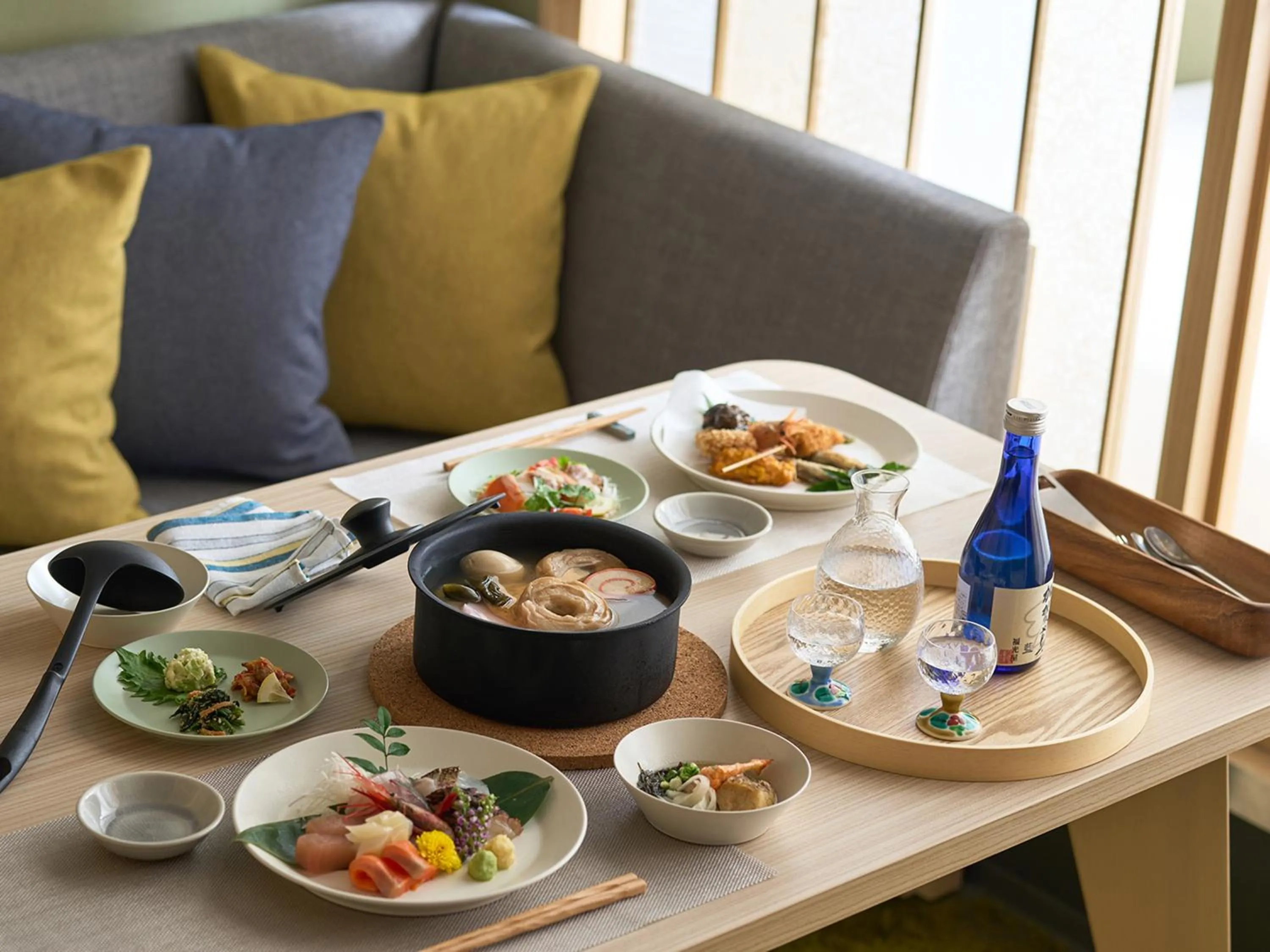 Dining area in OMO5 Kanazawa Katamachi by Hoshino Resorts