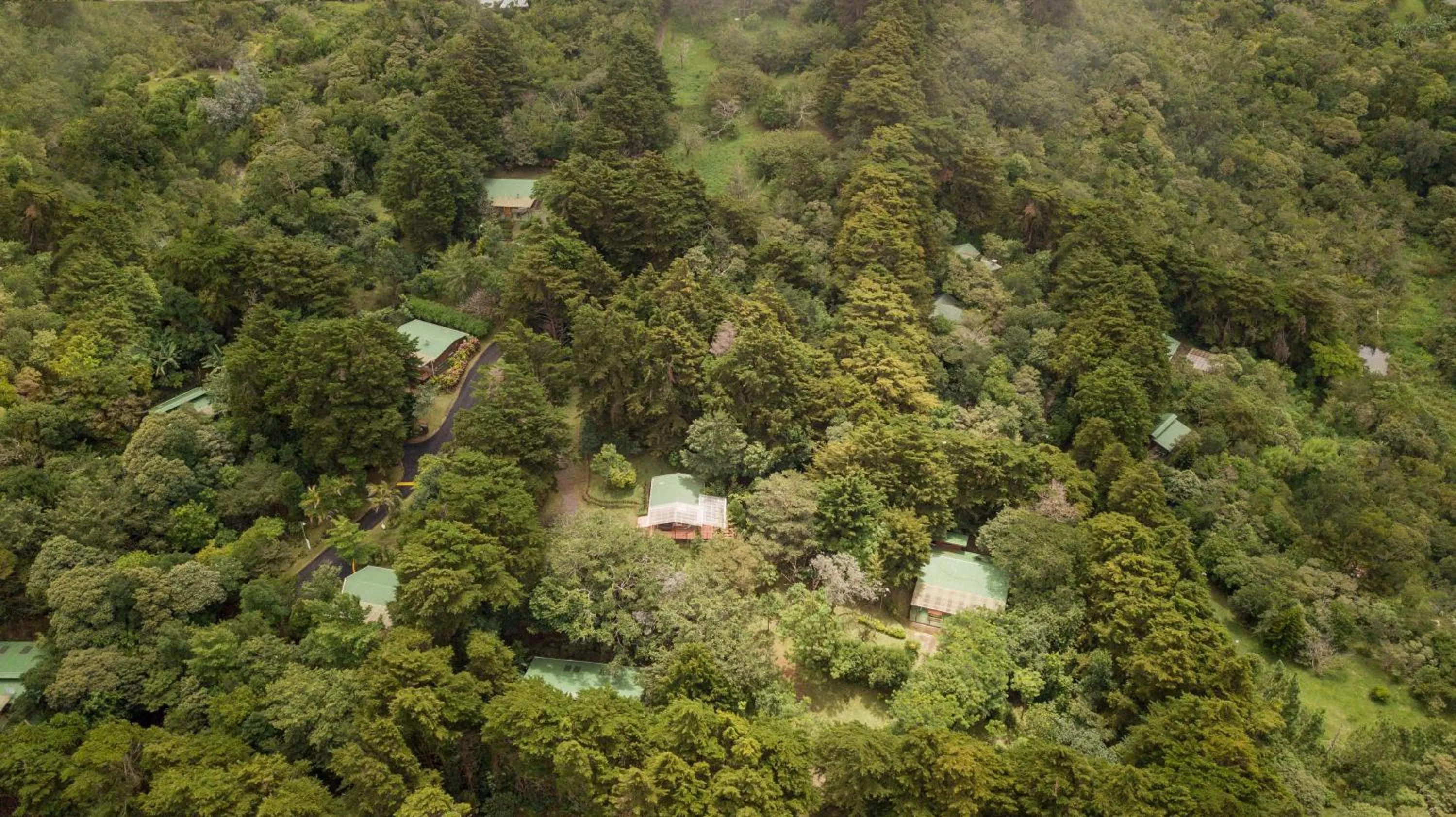 Bird's eye view in Los Pinos Cabins & Reserve