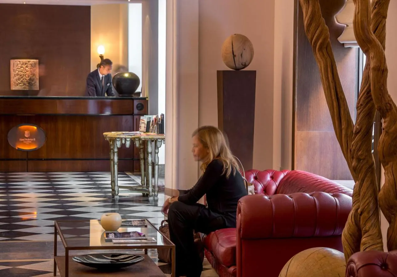 Lobby or reception in Hotel Federico II Central Palace