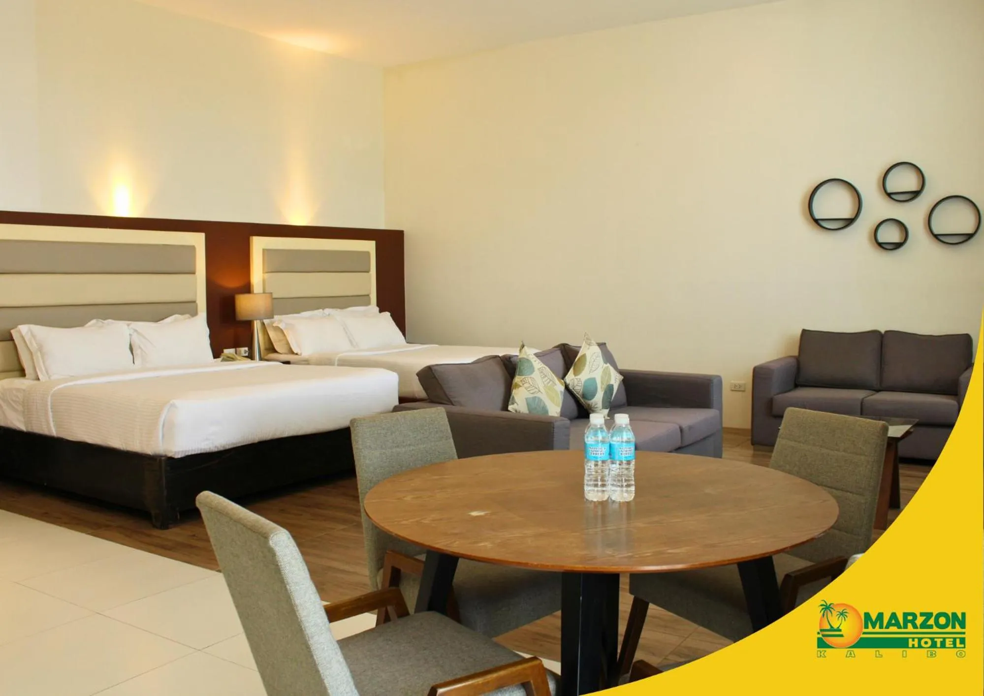 Living room, Bed in MARZON HOTEL KALIBO