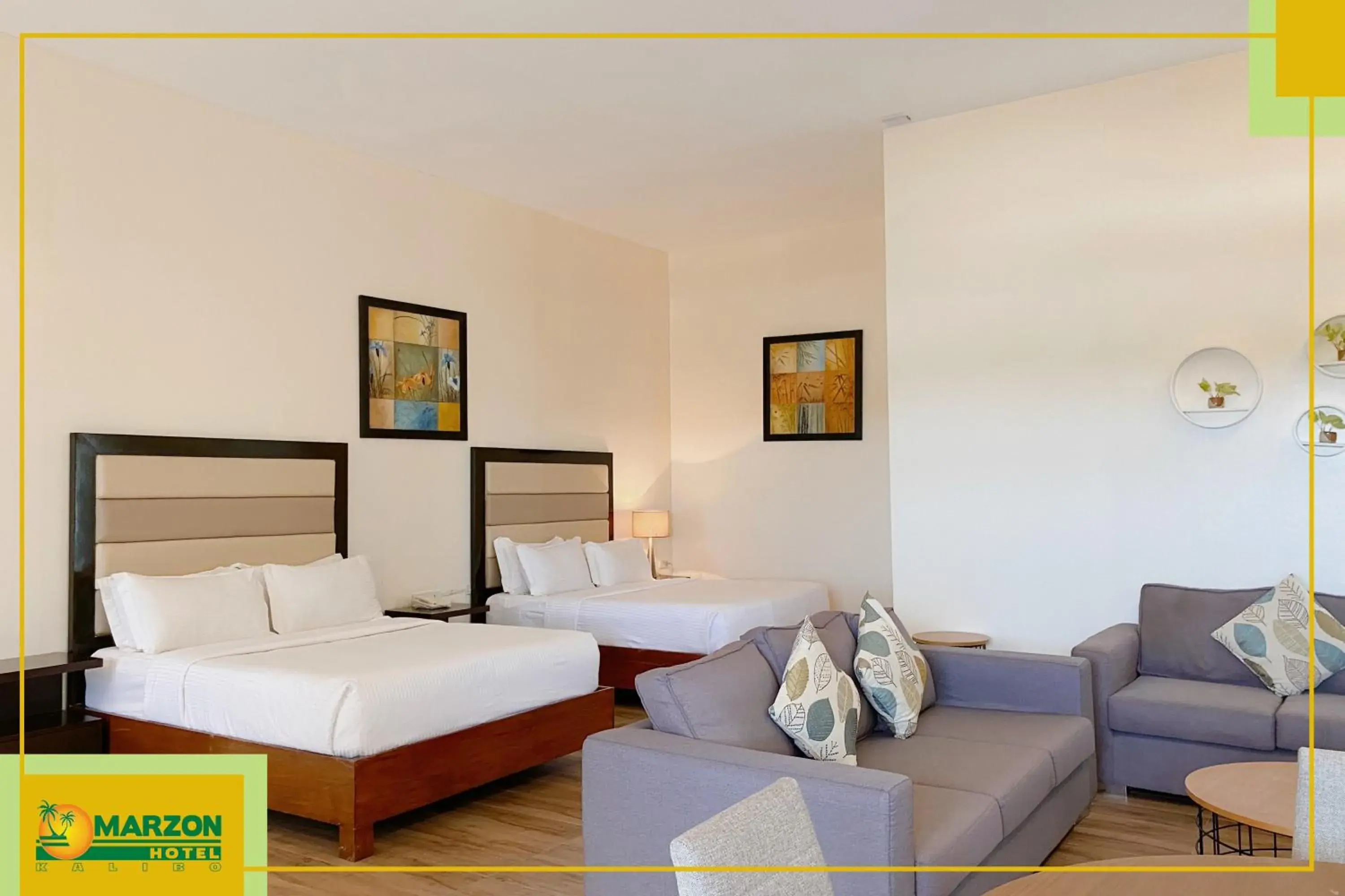 Bed in MARZON HOTEL KALIBO Bed in MARZON HOTEL KALIBO