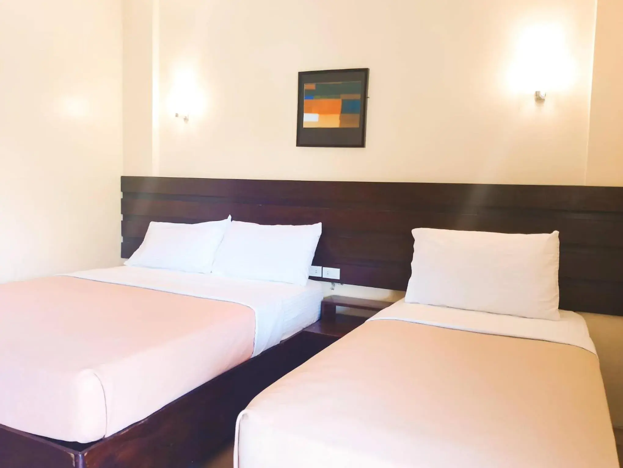 Bed in MARZON HOTEL KALIBO Bed in MARZON HOTEL KALIBO