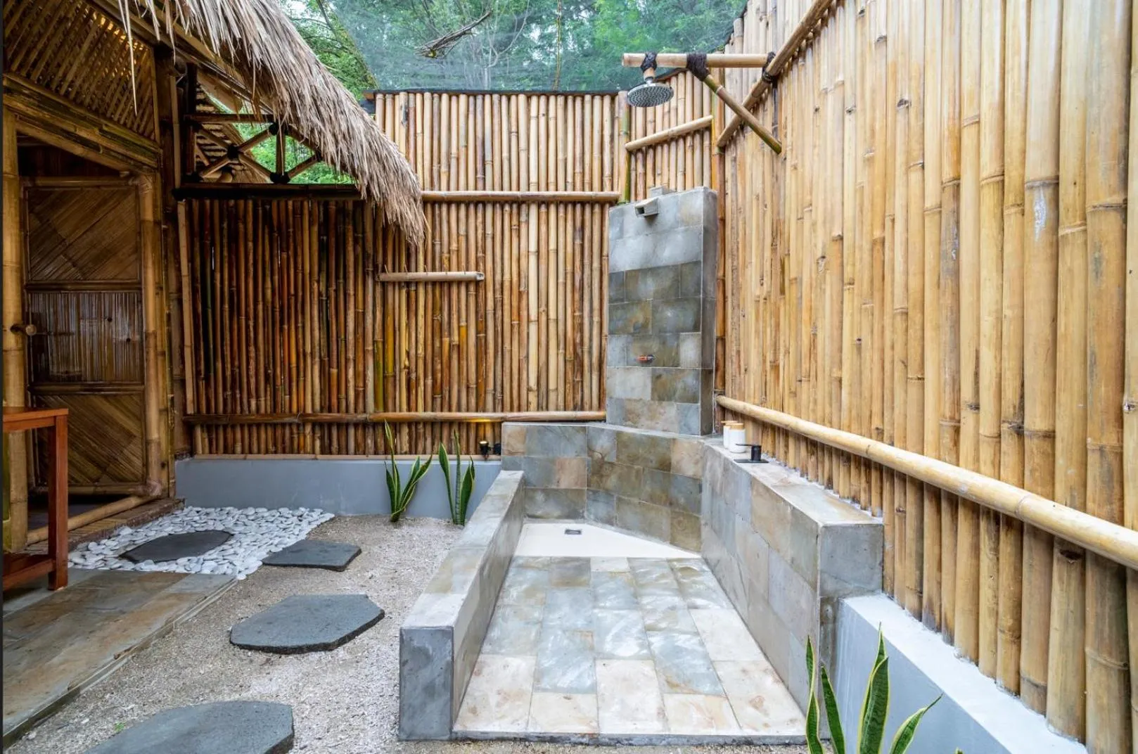 Bathroom in Catappa Village Lombok