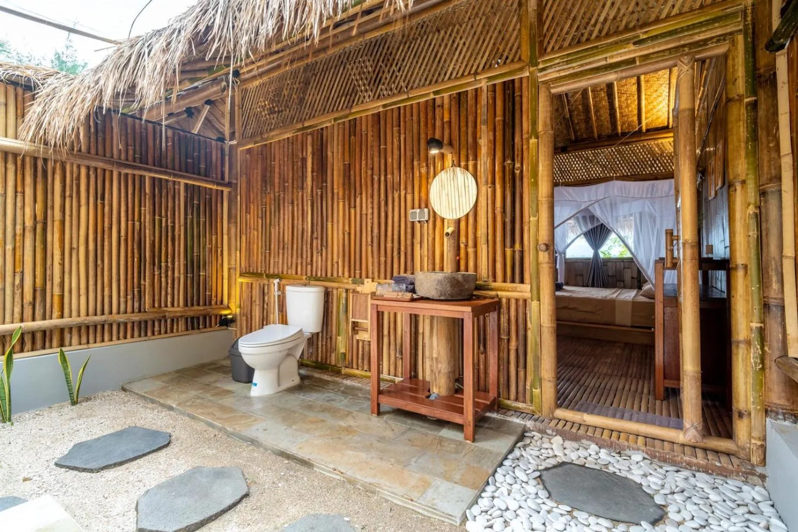 Bathroom in Catappa Village Lombok