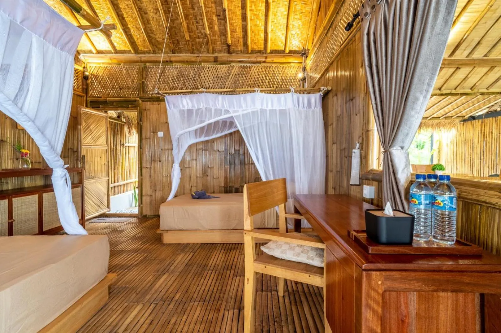 Bedroom, Bed in Catappa Village Lombok