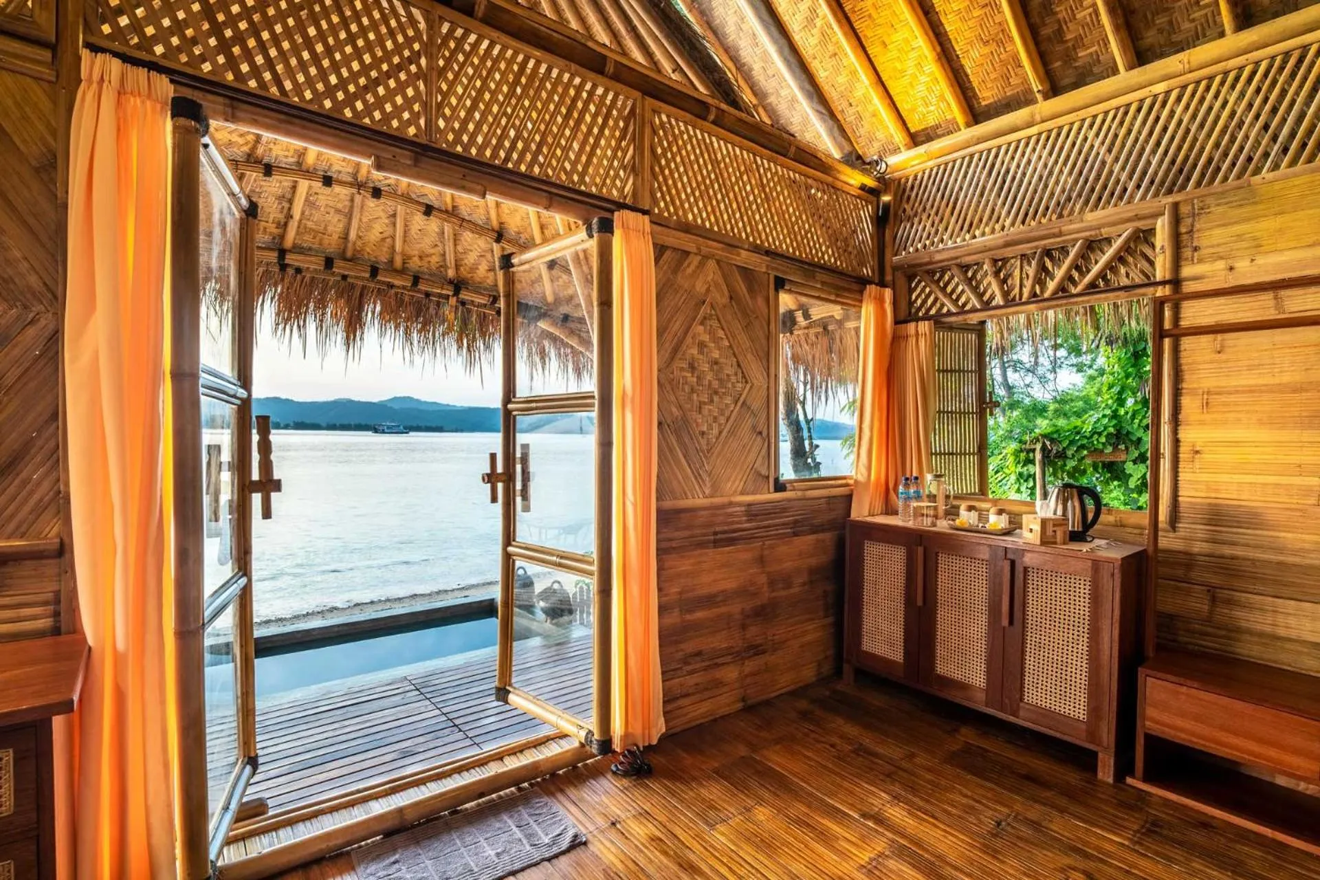 Natural landscape in Catappa Village Lombok