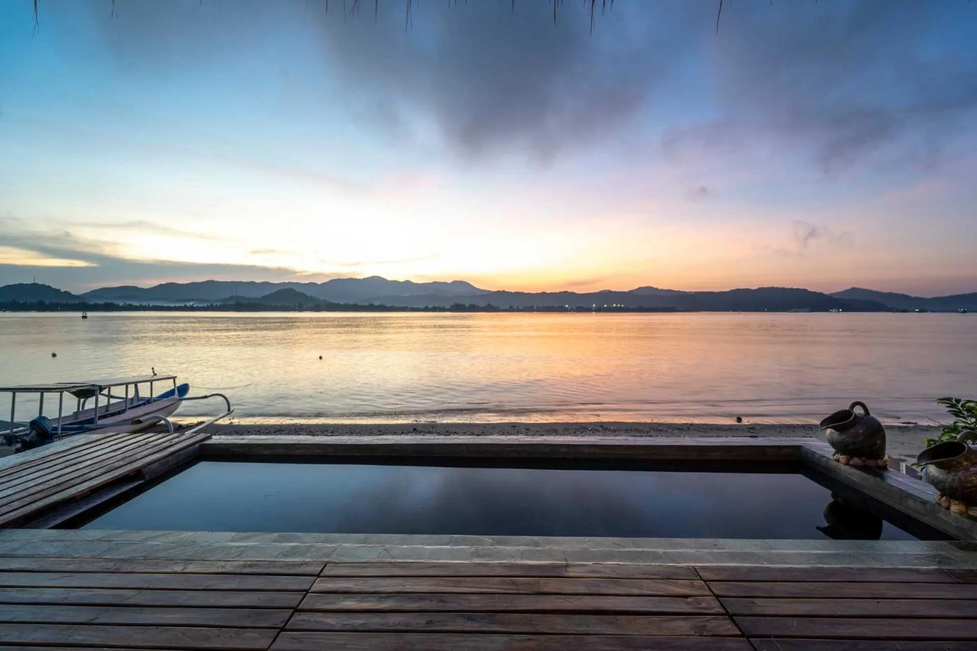 Sea view in Catappa Village Lombok