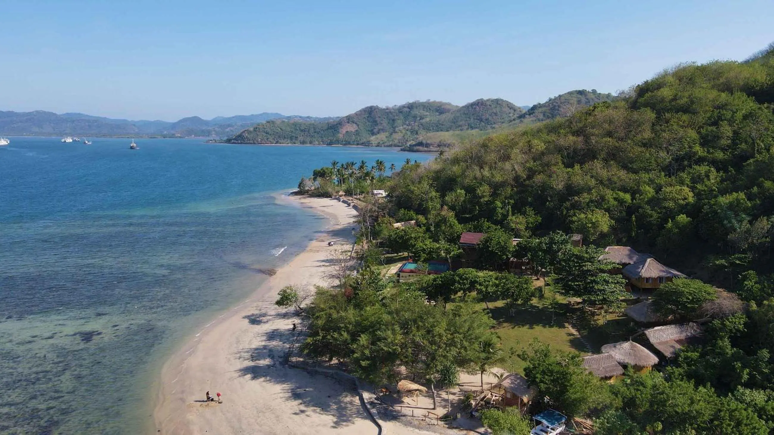 Natural landscape in Catappa Village Lombok