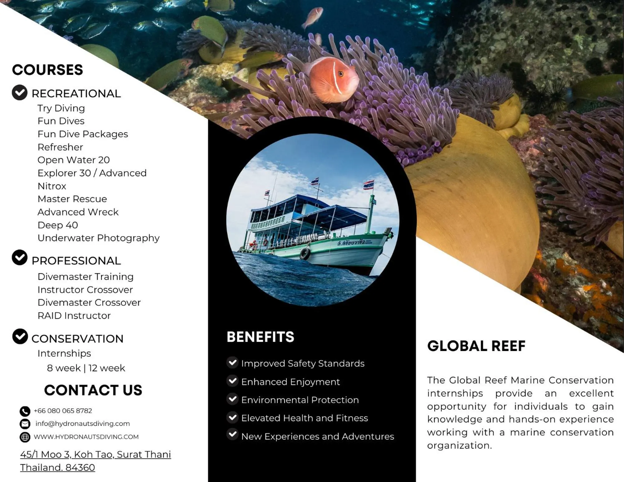 Diving in Hydronauts Diving Resort - Koh Tao