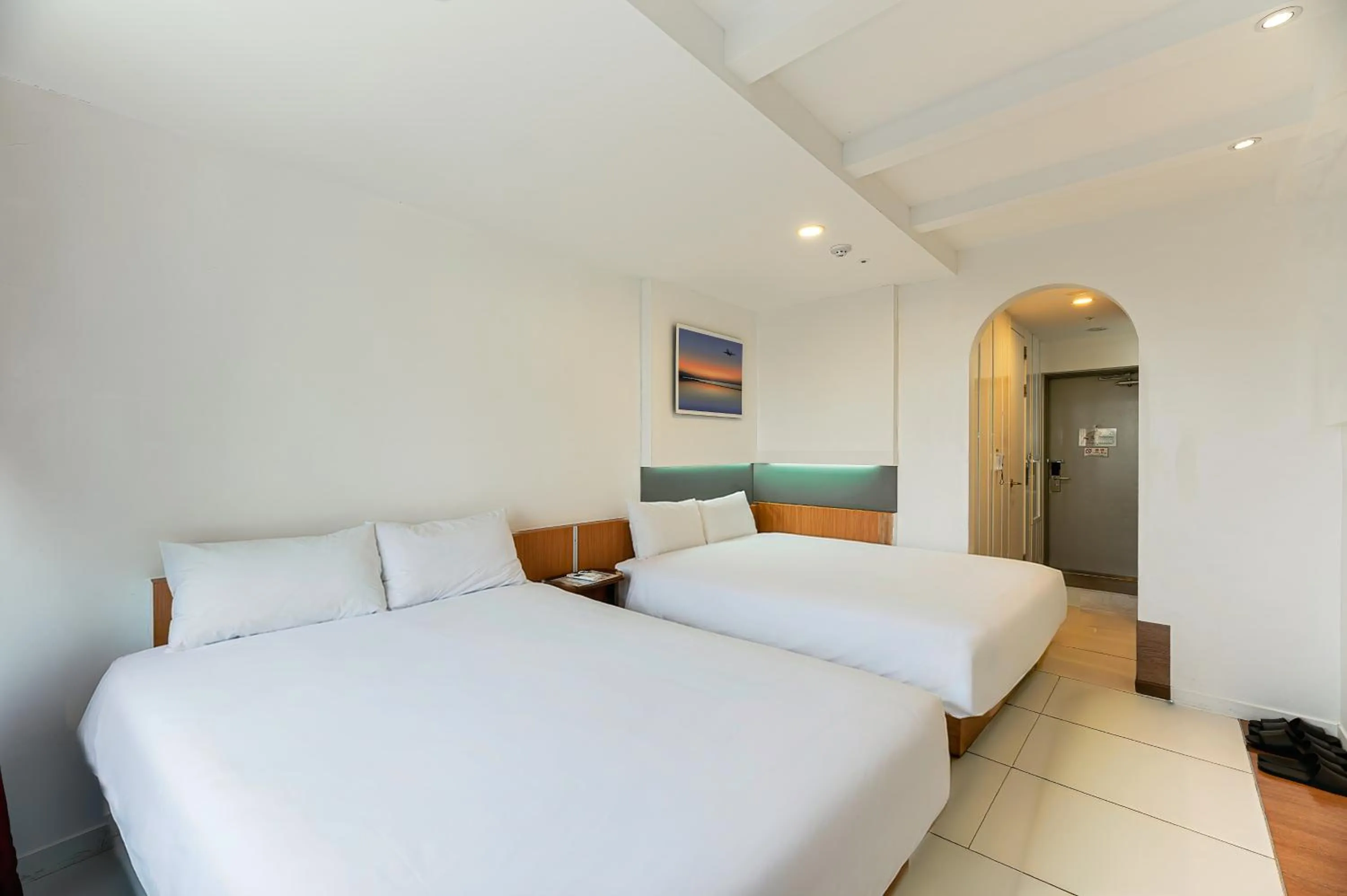 Bed in Hamdeok Beach Stay Jeju