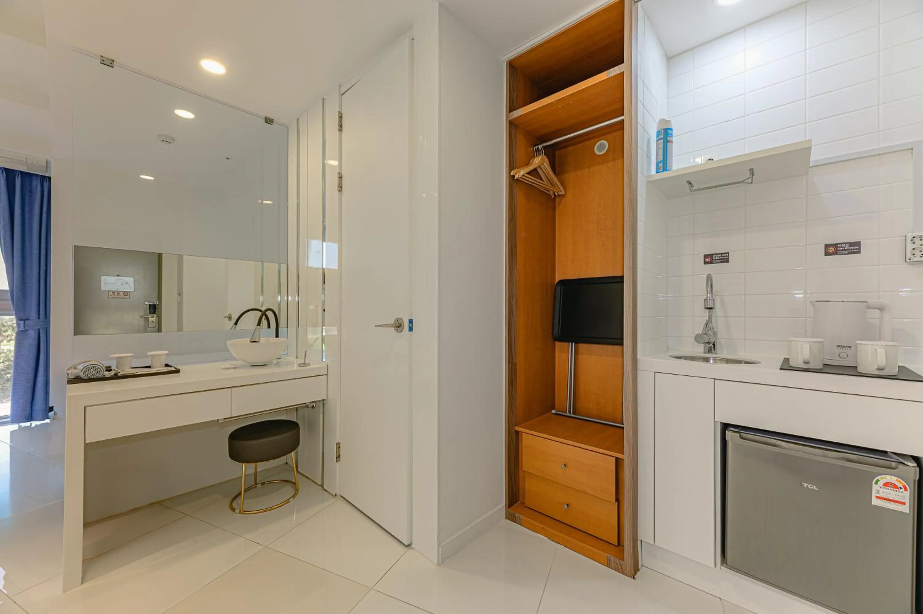 Bed in Hamdeok Beach Stay Jeju