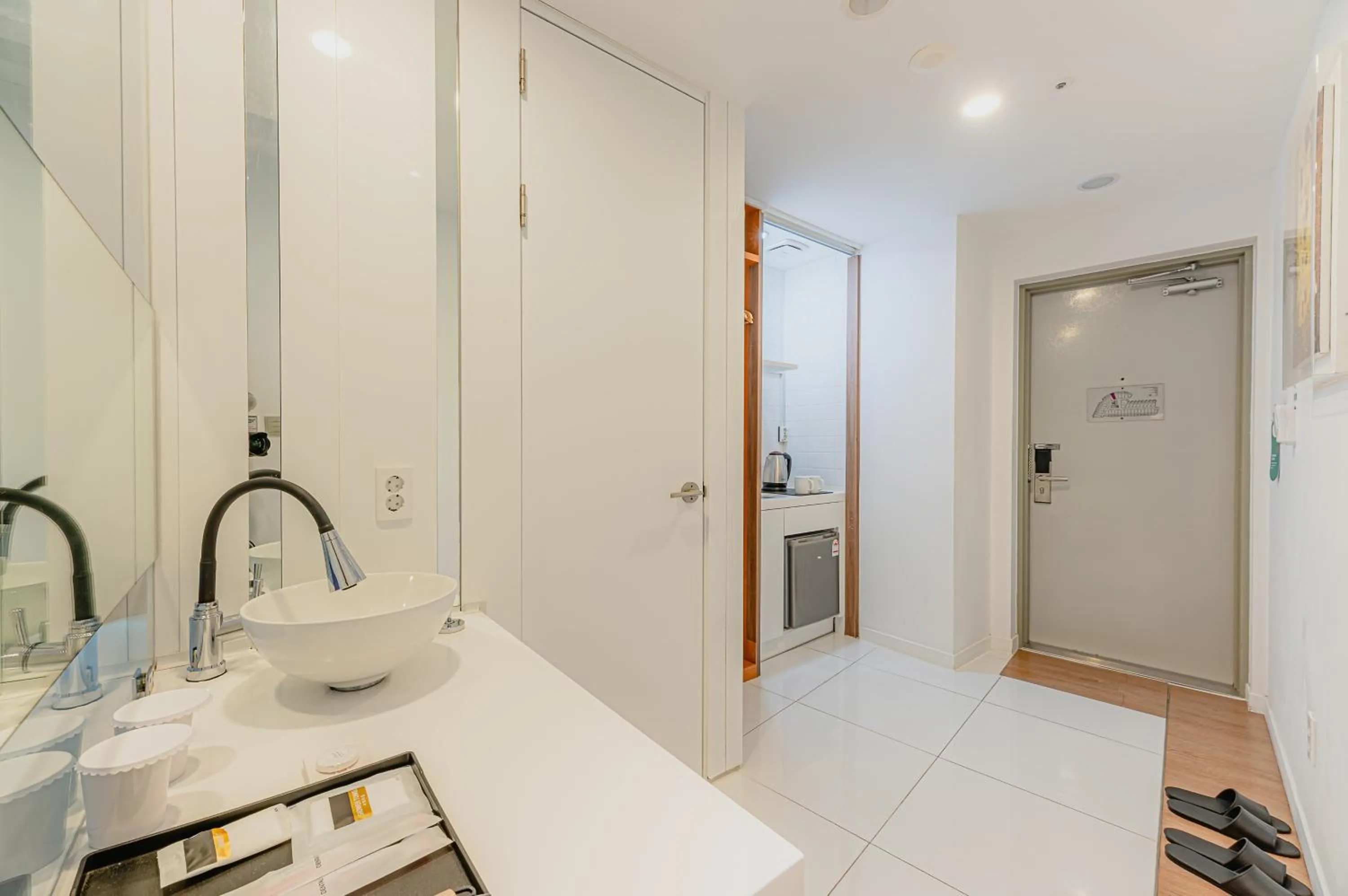 Bed in Hamdeok Beach Stay Jeju