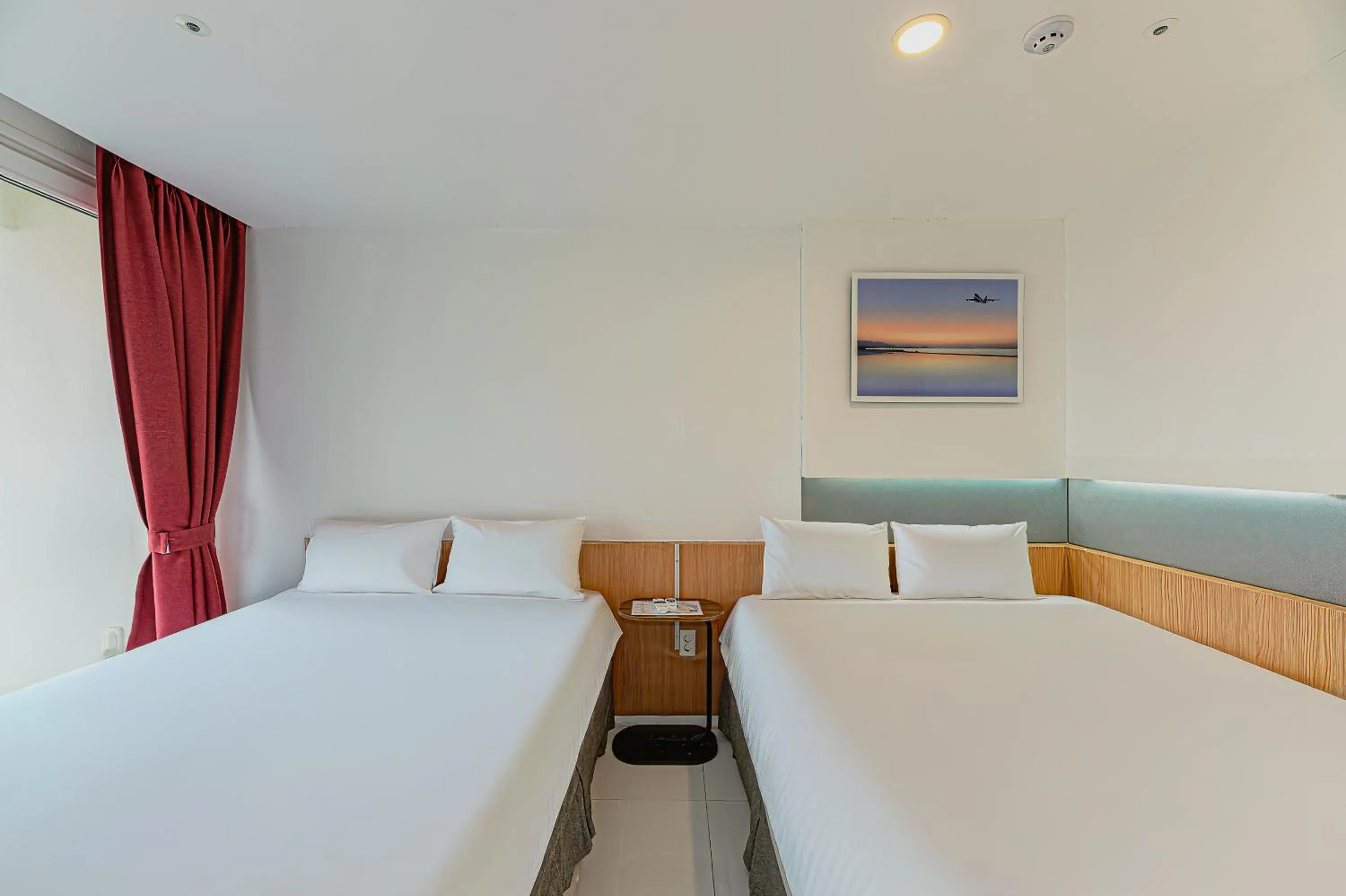 Bed in Hamdeok Beach Stay Jeju