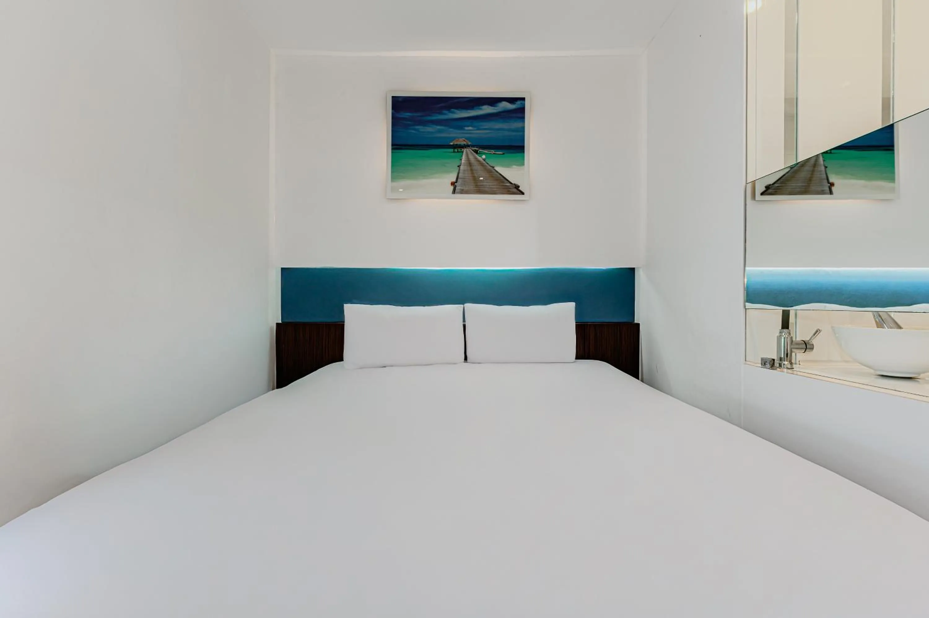 Bed in Hamdeok Beach Stay Jeju