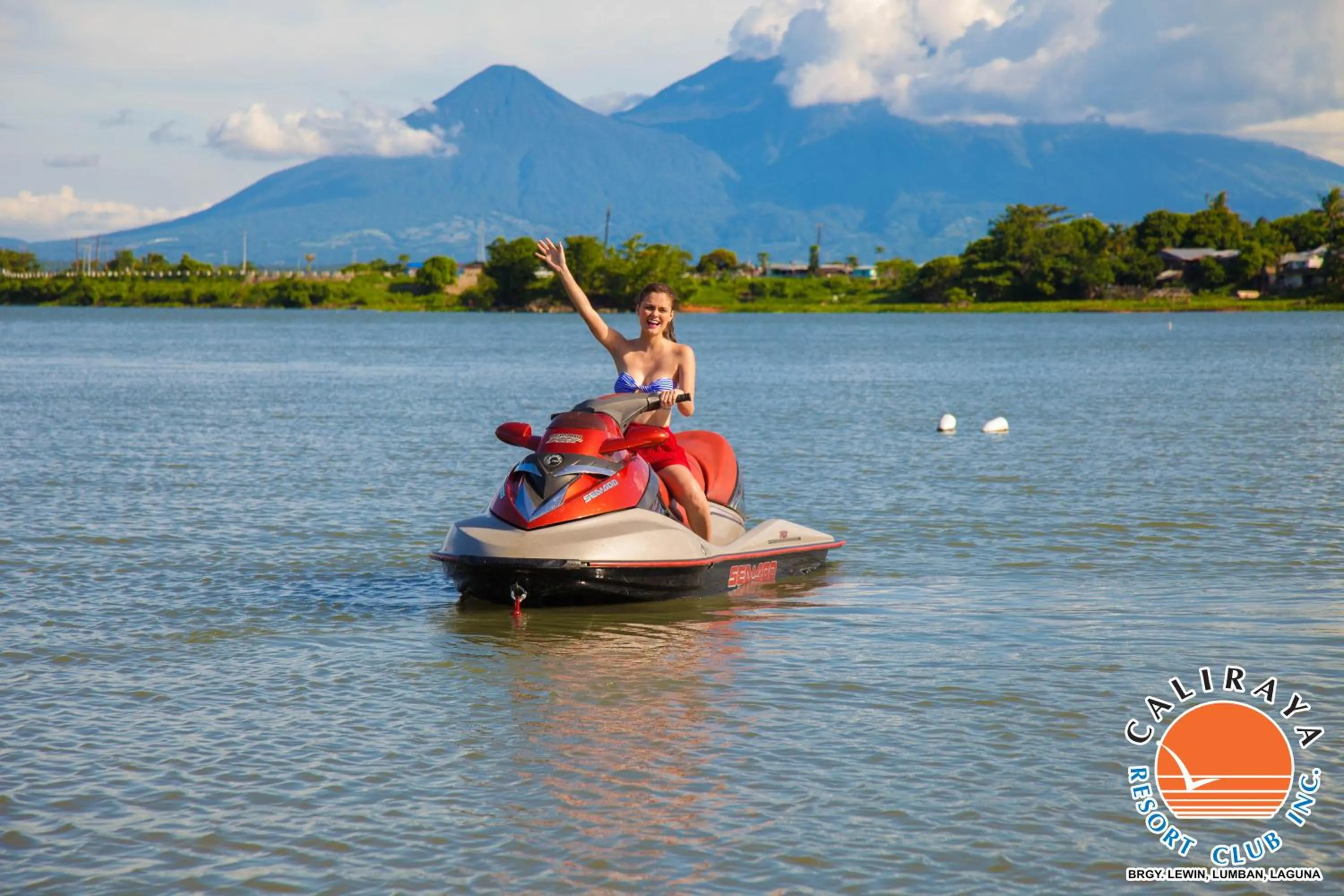 Aqua park in Caliraya Resort Club