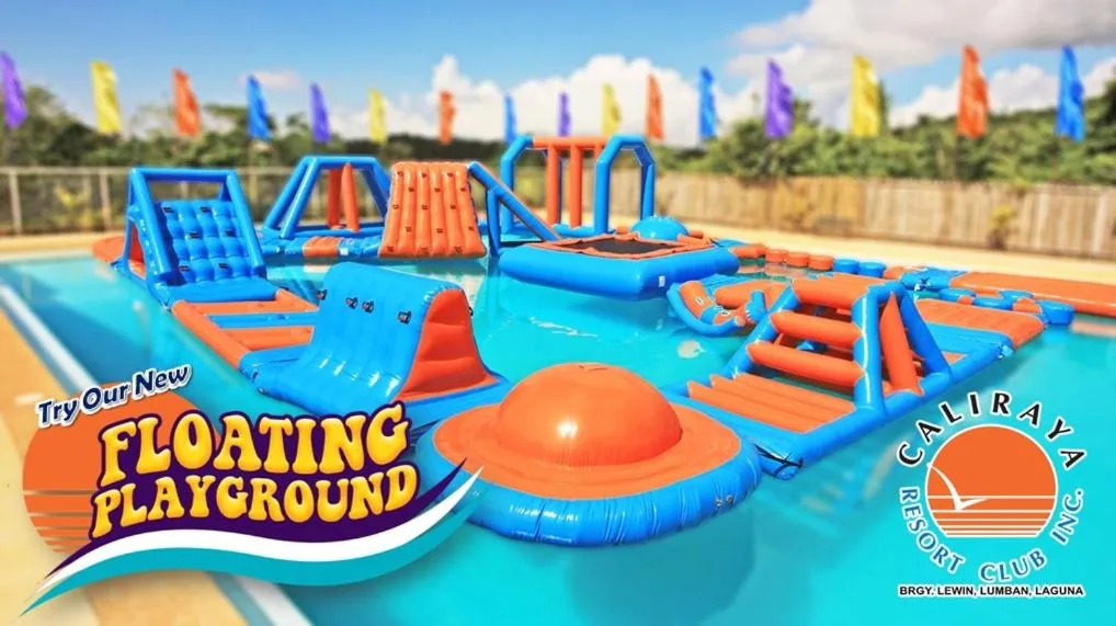 Aqua park in Caliraya Resort Club