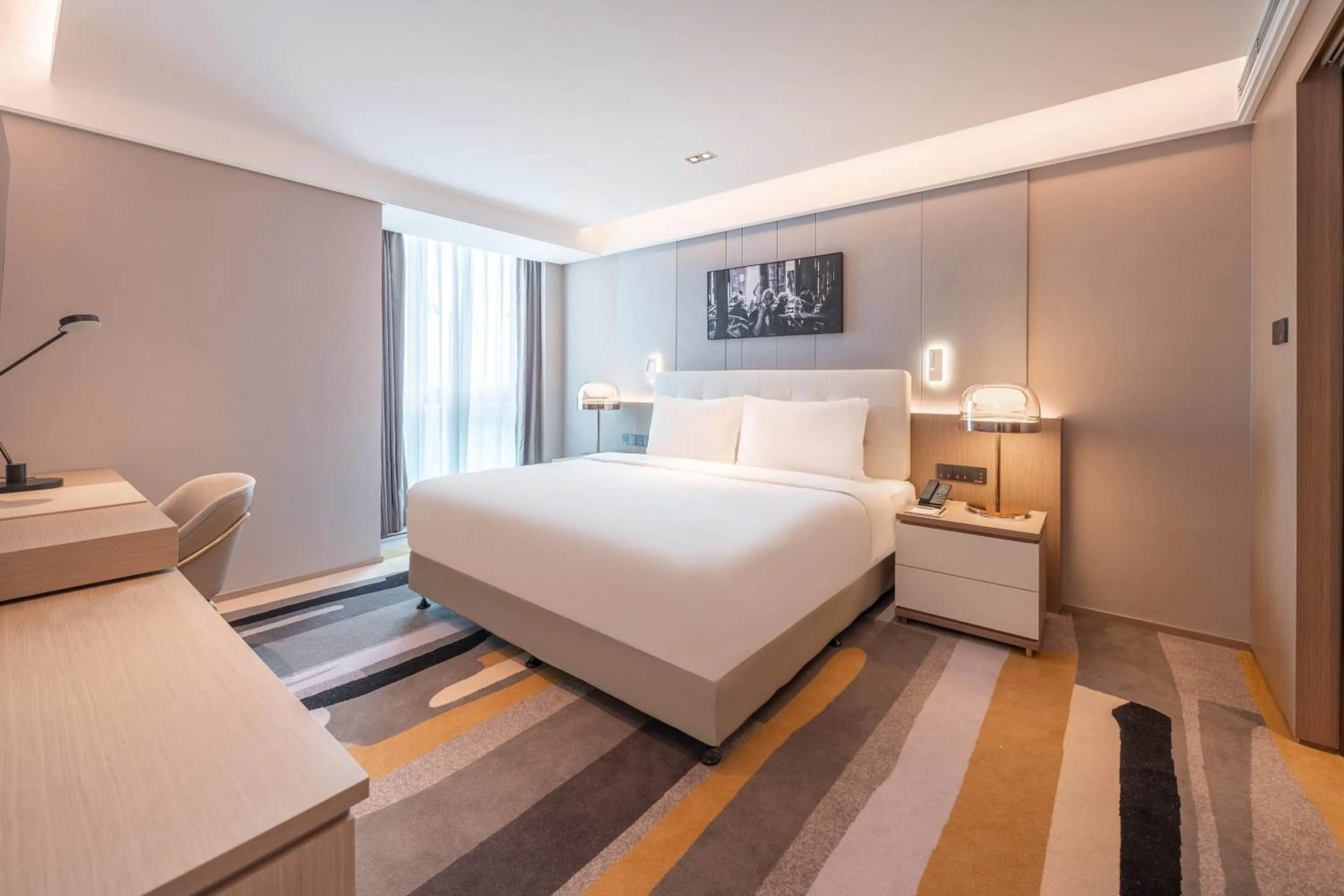 Bedroom, Bed in Oaks Chengdu at Cultural Heritage Park