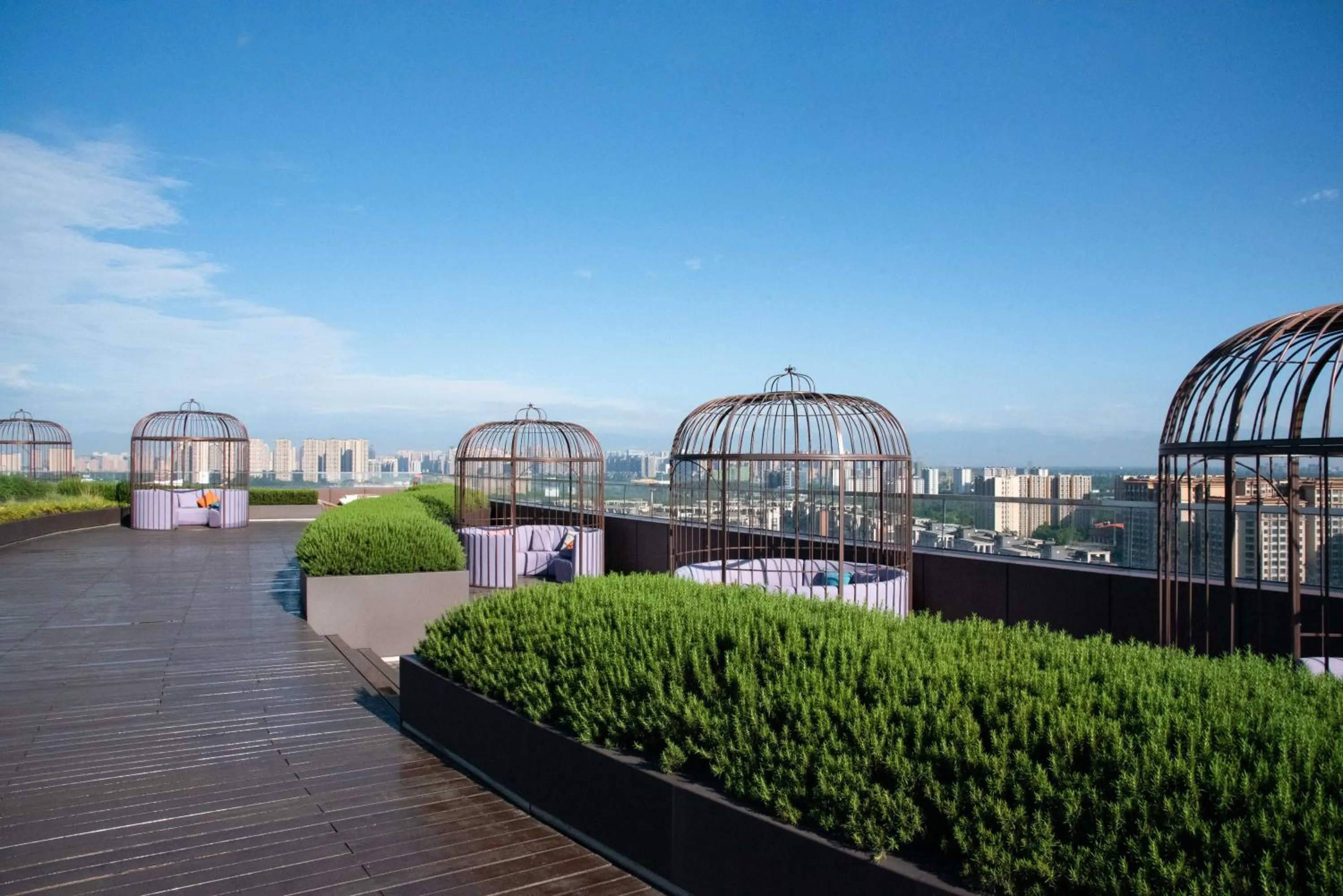 Balcony/Terrace in Oaks Chengdu at Cultural Heritage Park