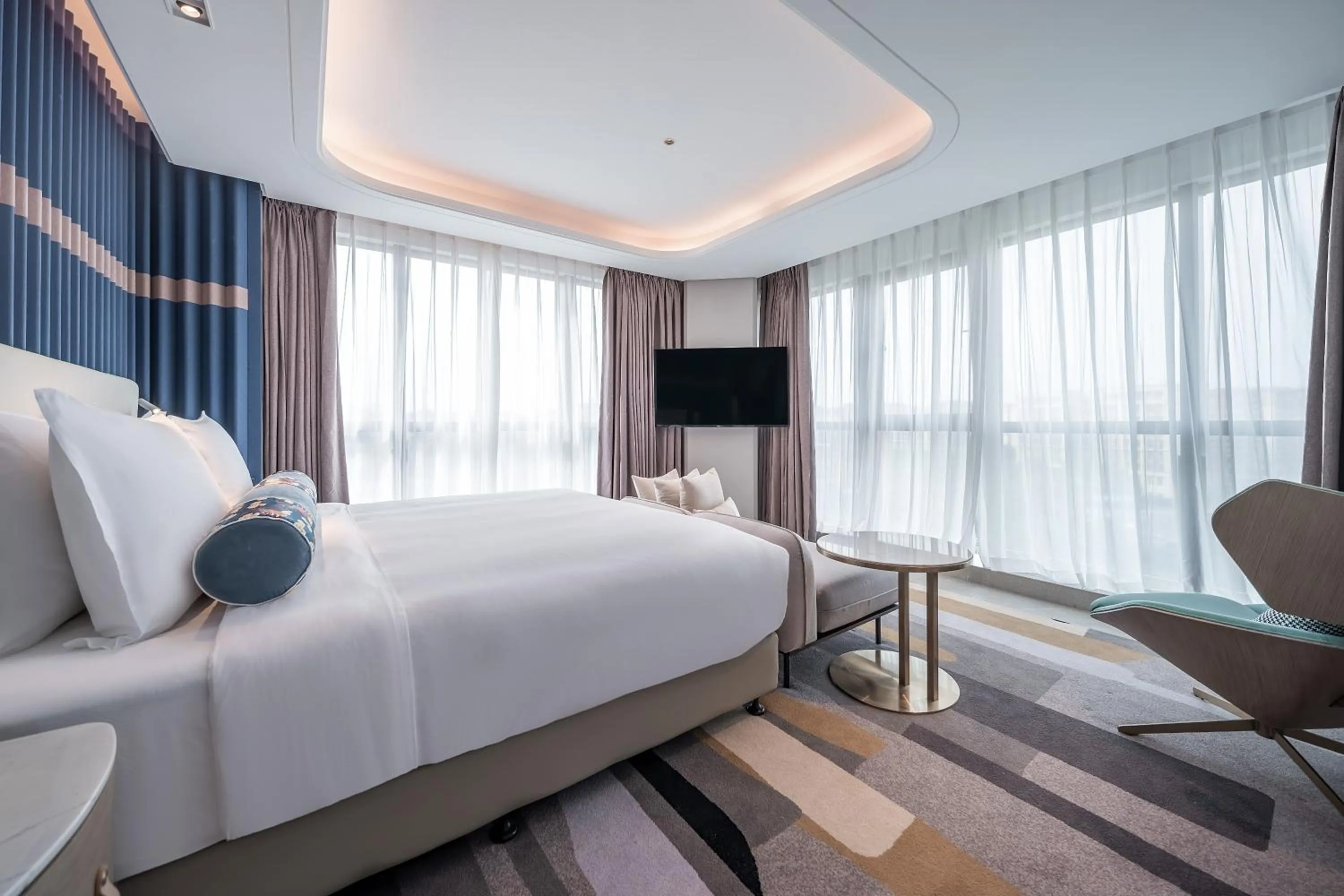 Bedroom, Bed in Oaks Chengdu at Cultural Heritage Park