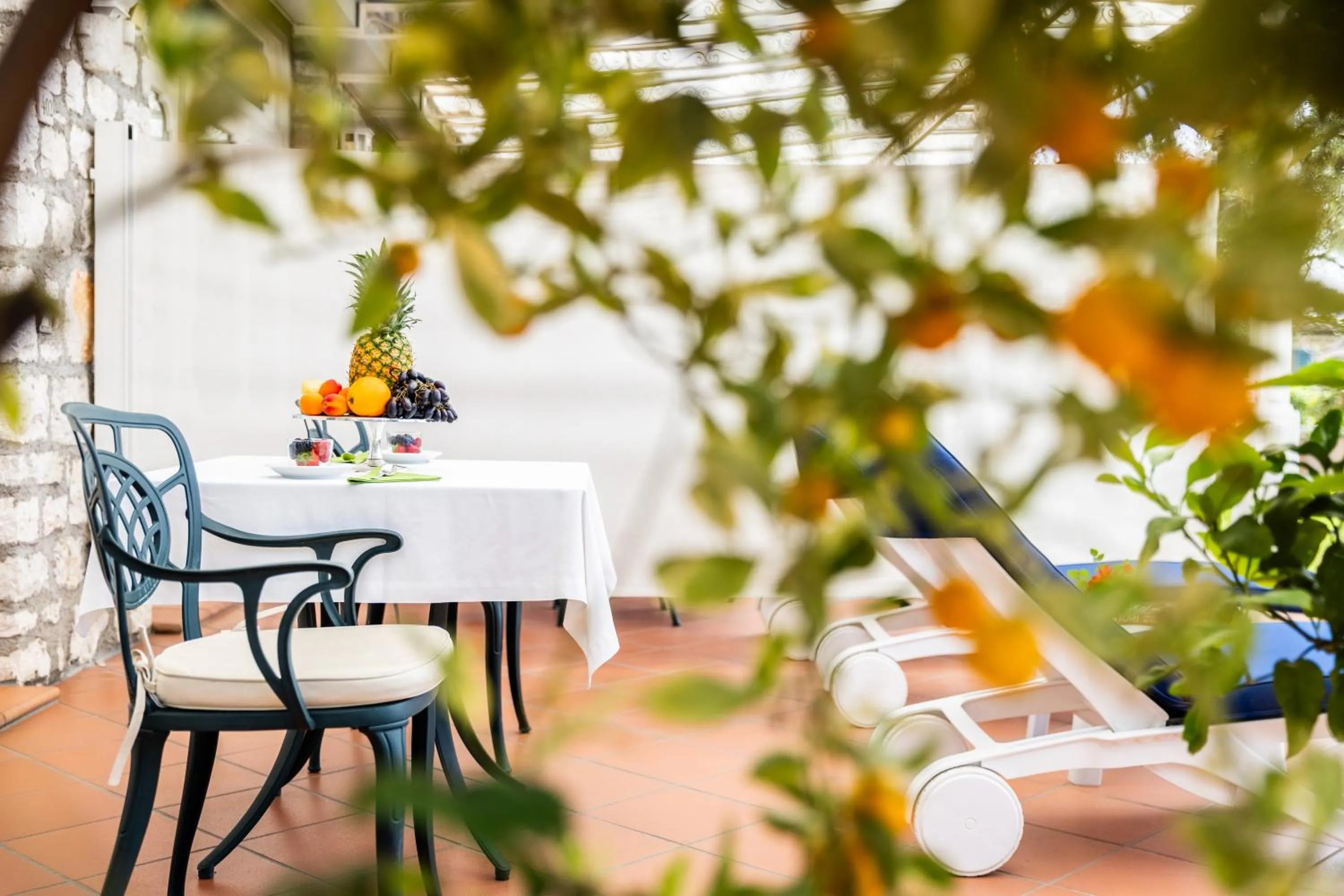 Patio in Hotel Villa Florida & Suite Apartments