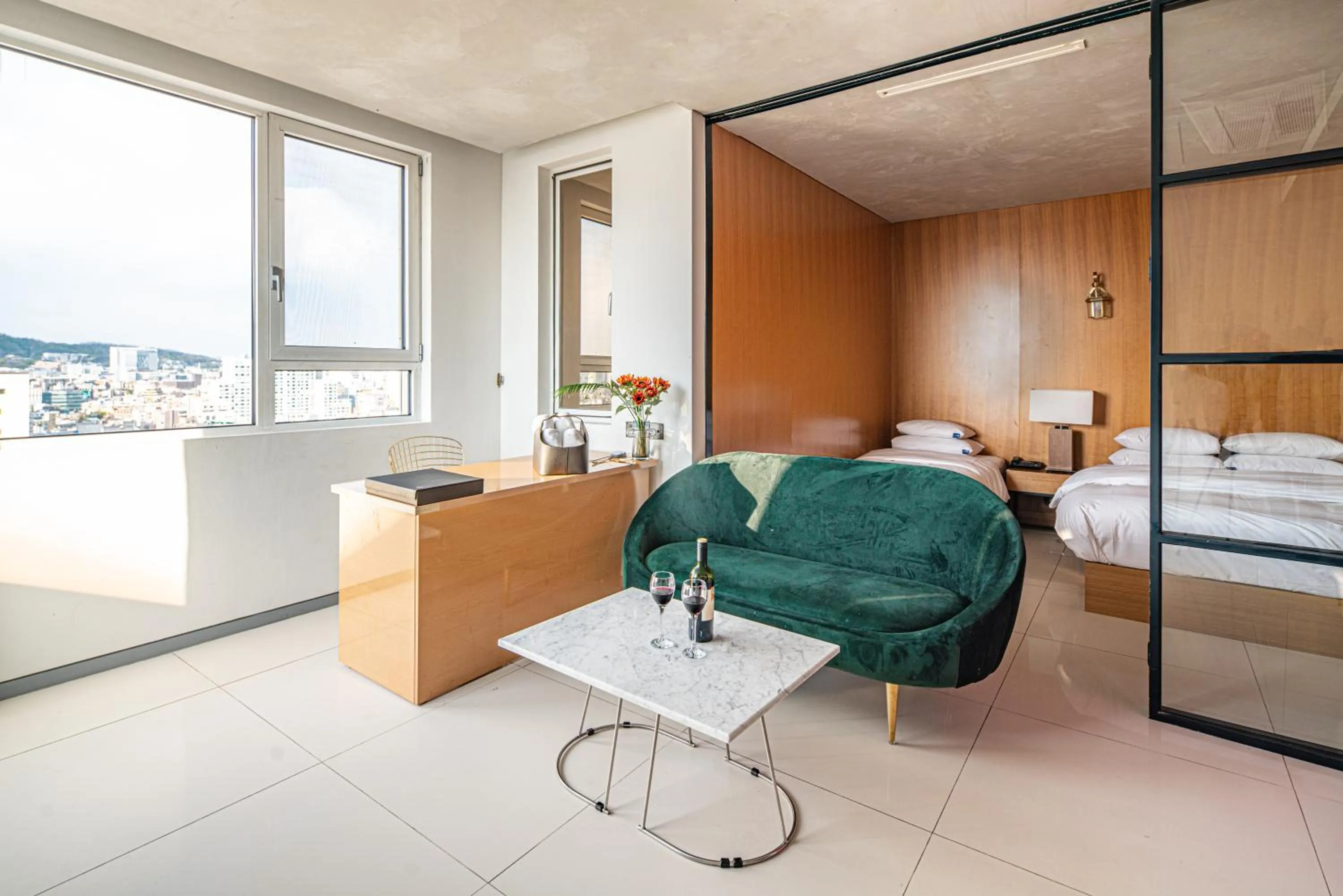 Bed in Hotel The Designers Hongdae