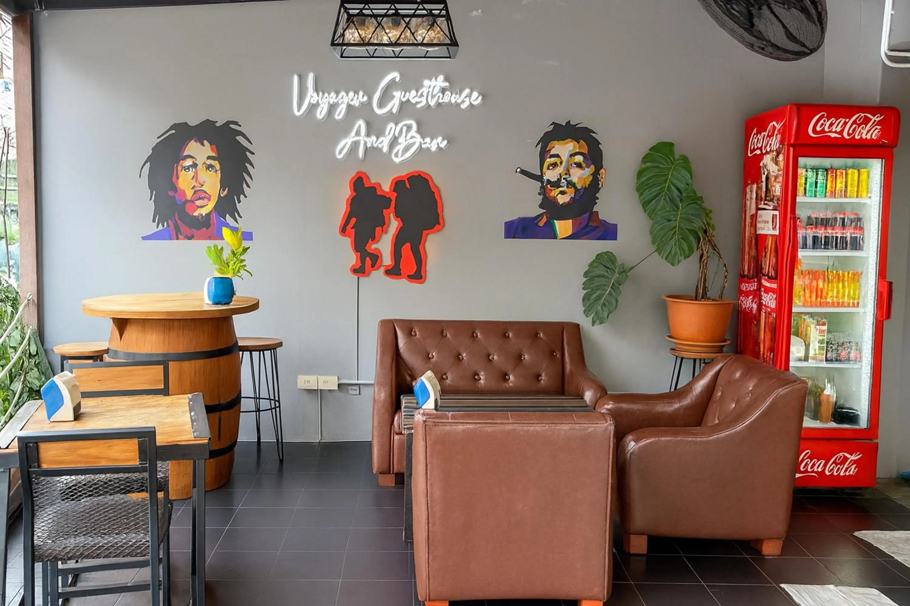 Seating area in The Voyager Guesthouse