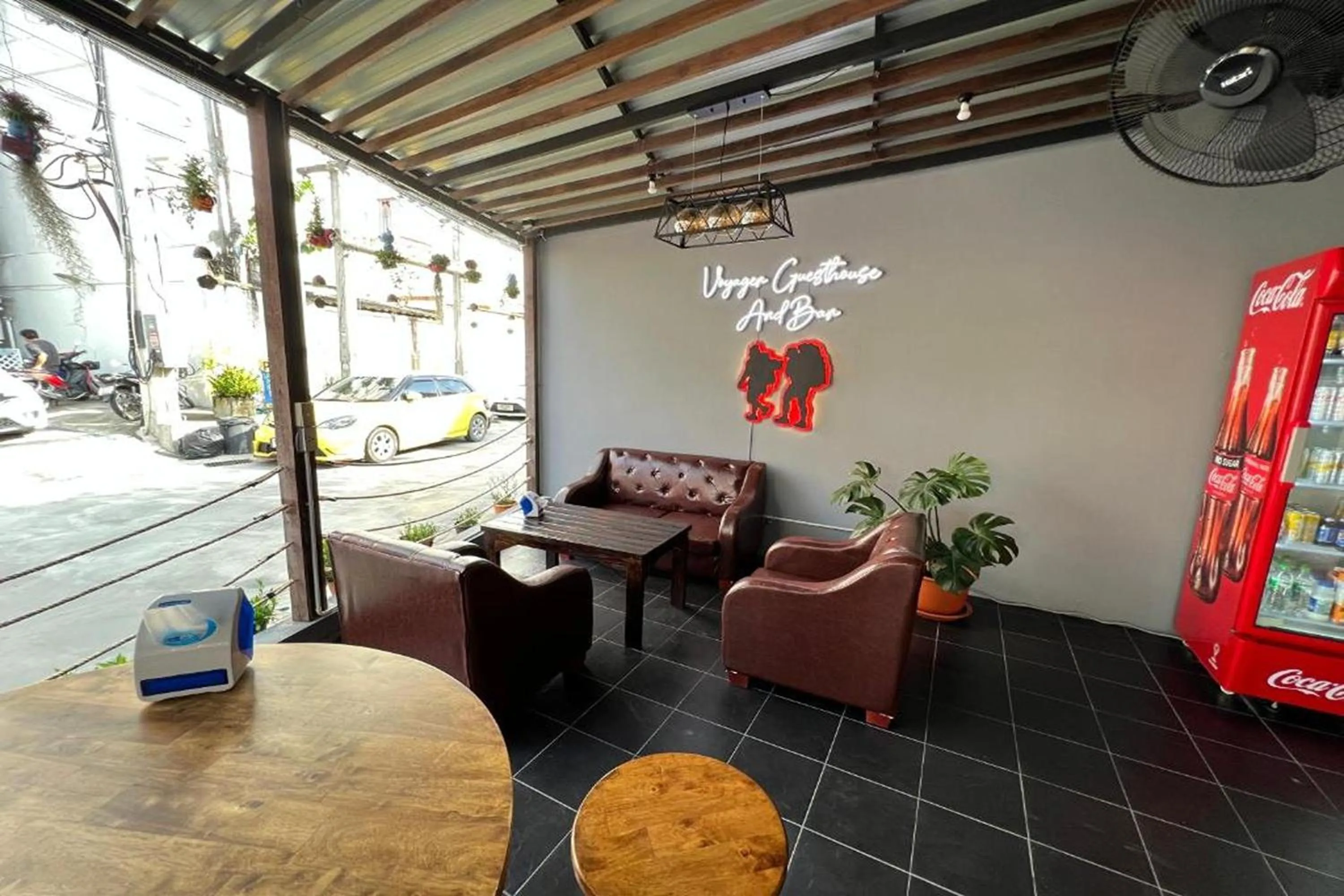 Seating area in The Voyager Guesthouse