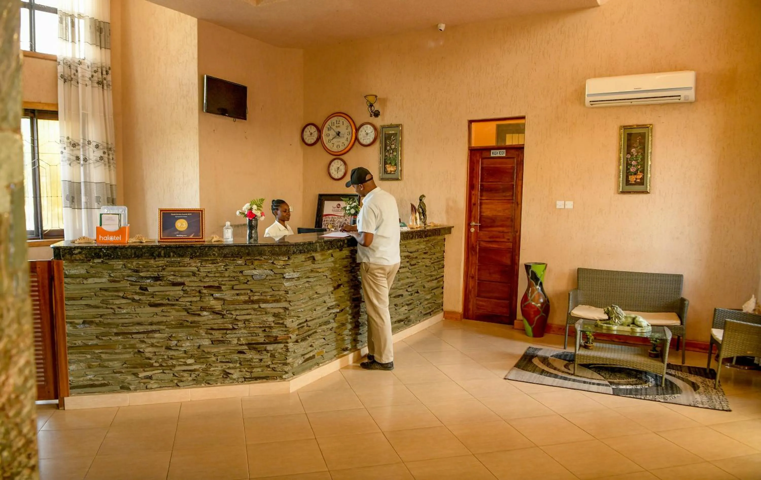 Staff in Samanene Hotel