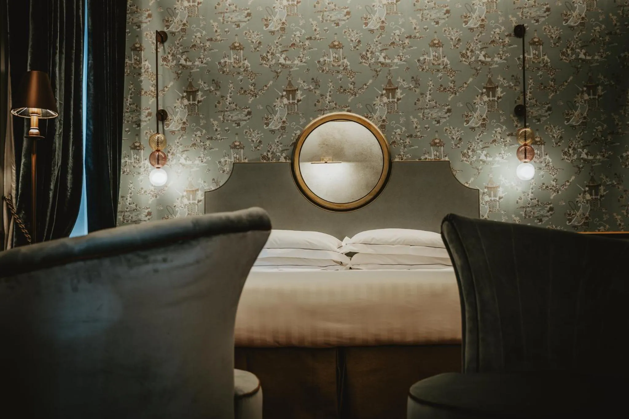 Bed in Hotel Giorgione