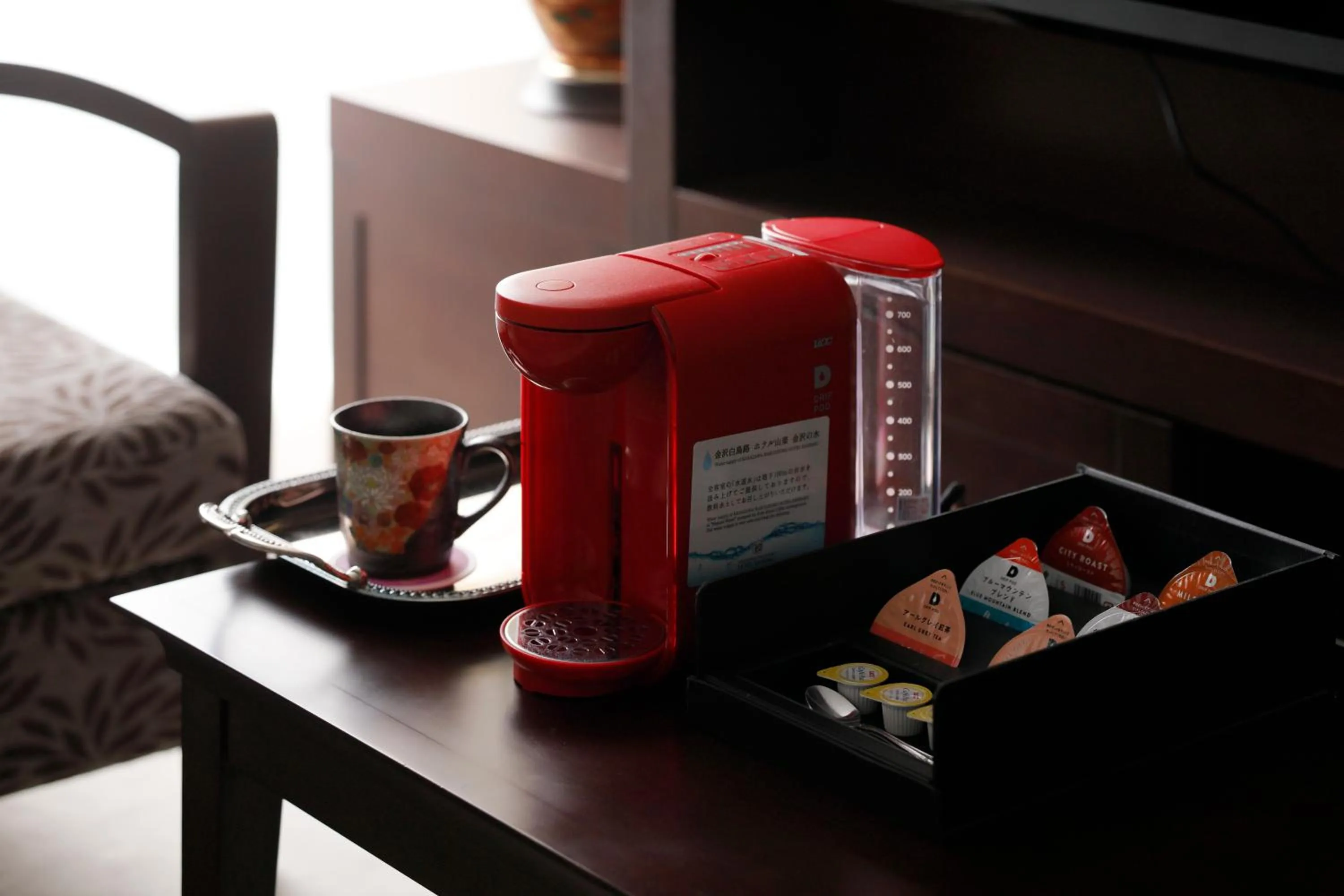 Coffee/tea facilities in Kanazawa Hakuchoro Hotel Sanraku -Natural Hot Spring-