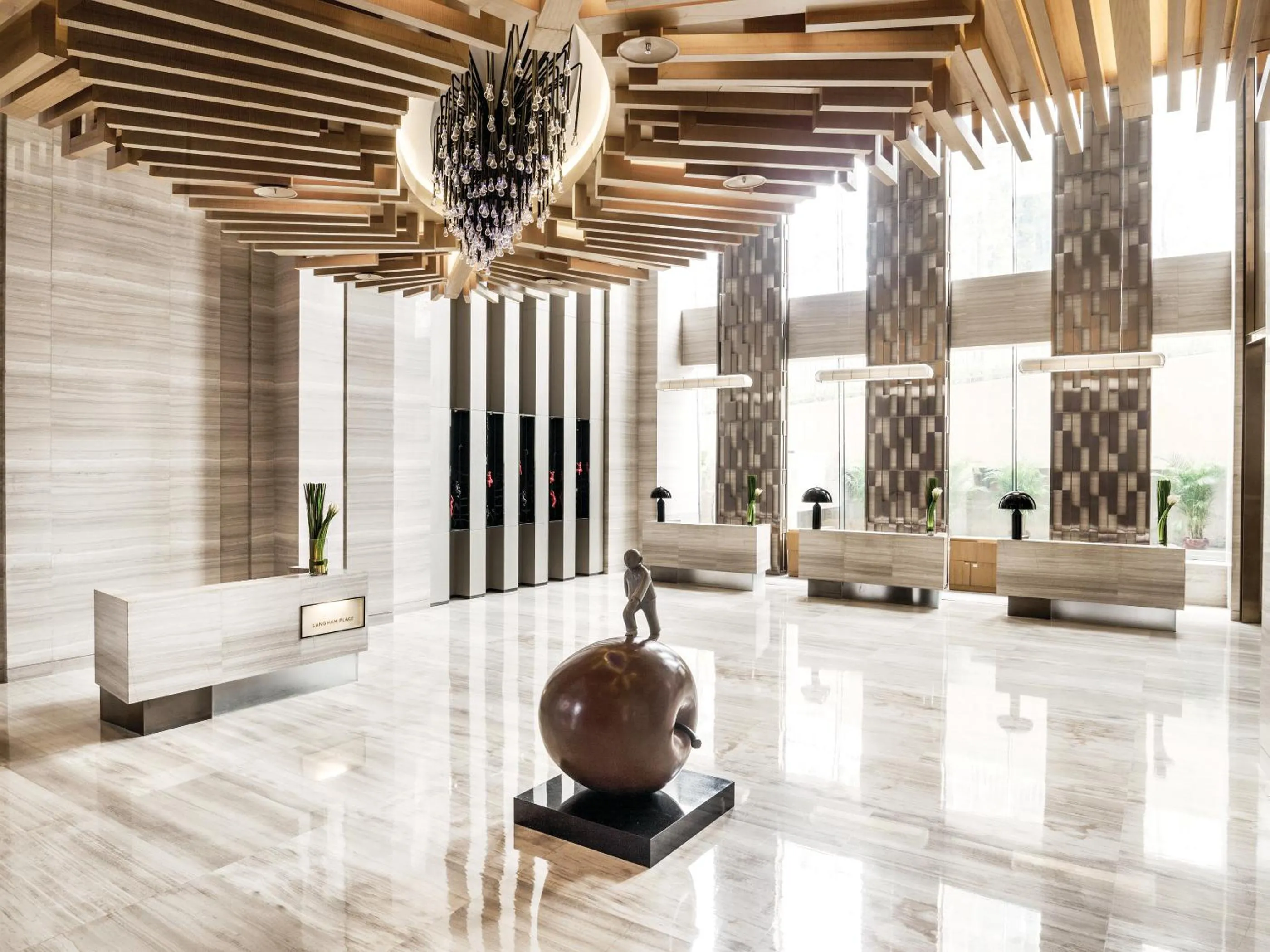 Lobby or reception in Langham Place Xiamen