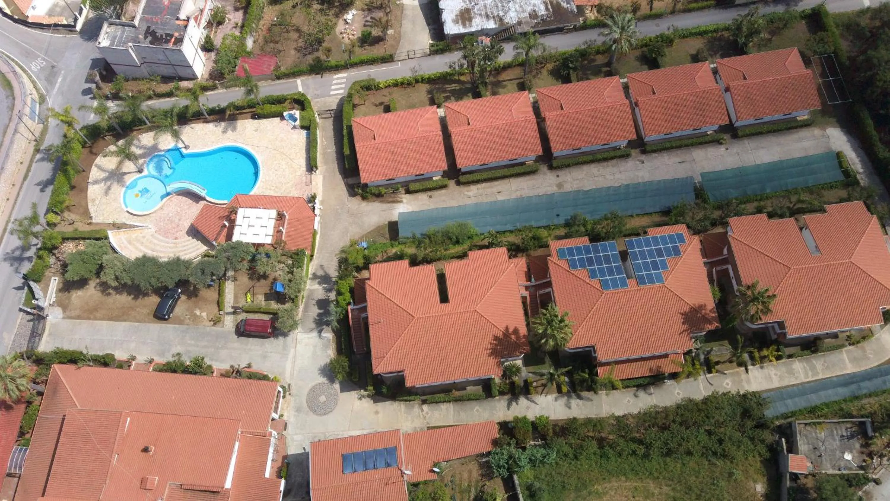 Quiet street view in Residence Hotel La Taverna