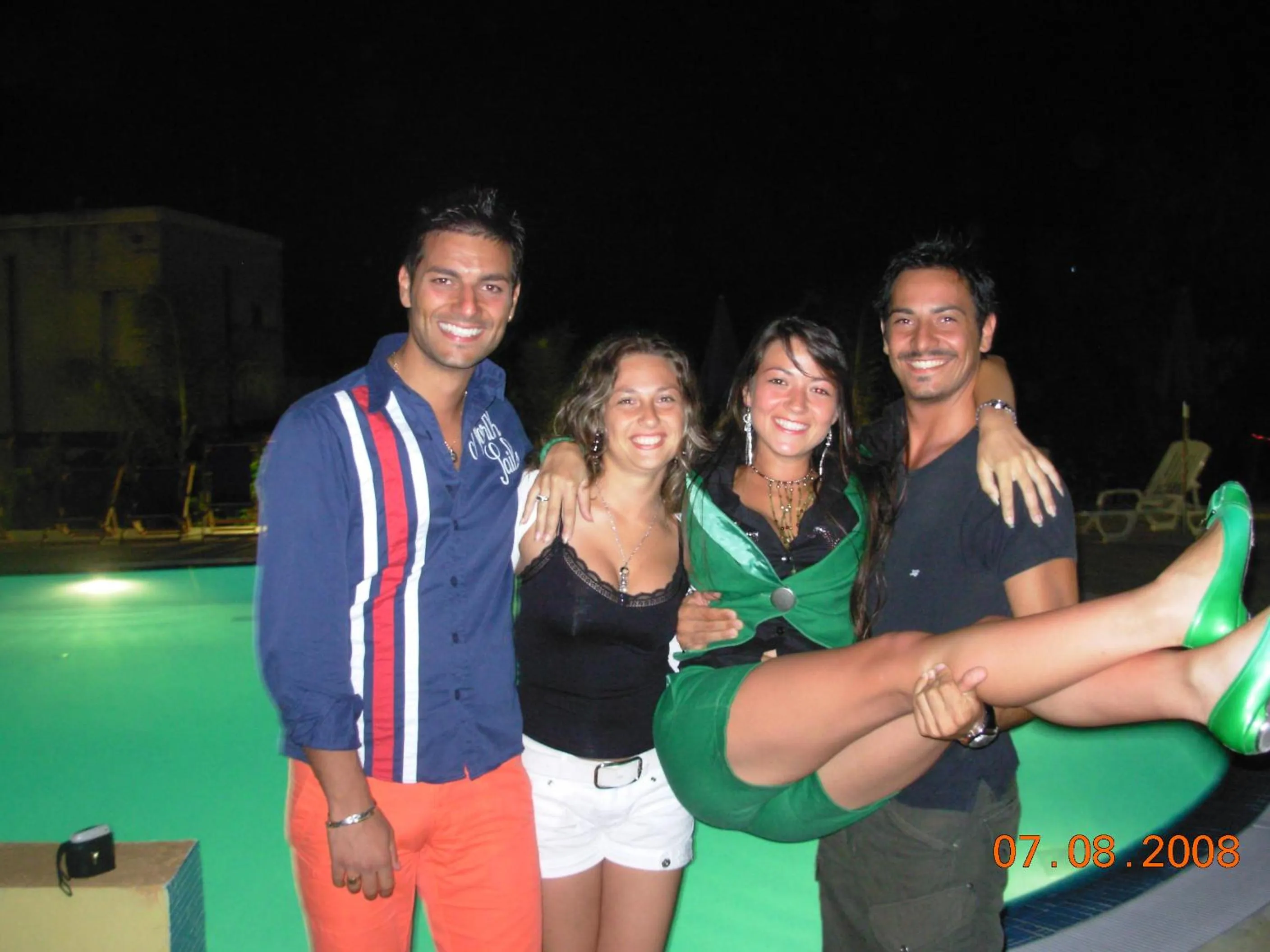 group of guests in Residence Hotel La Taverna