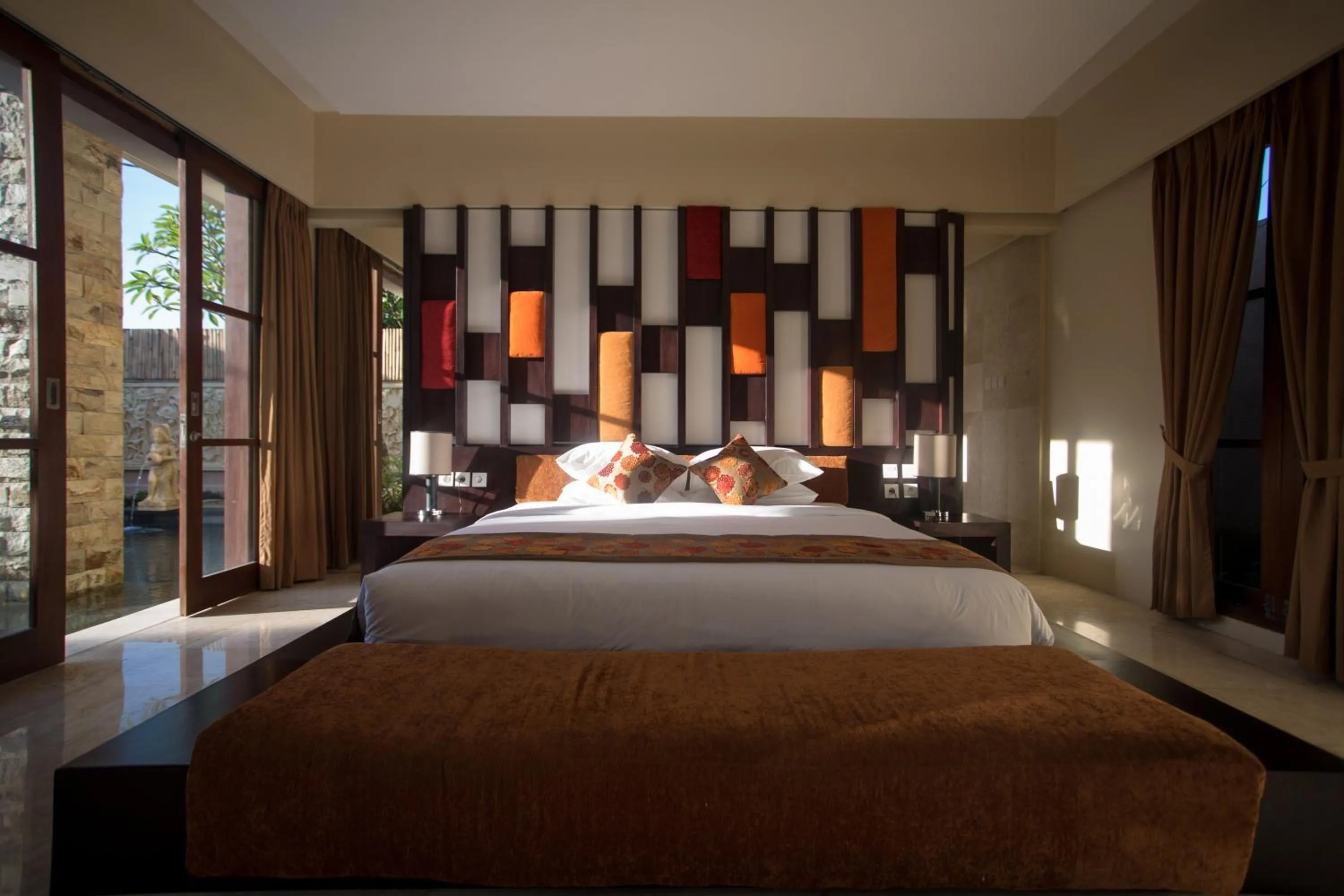 Bed in Villa Kumuda by Nakula