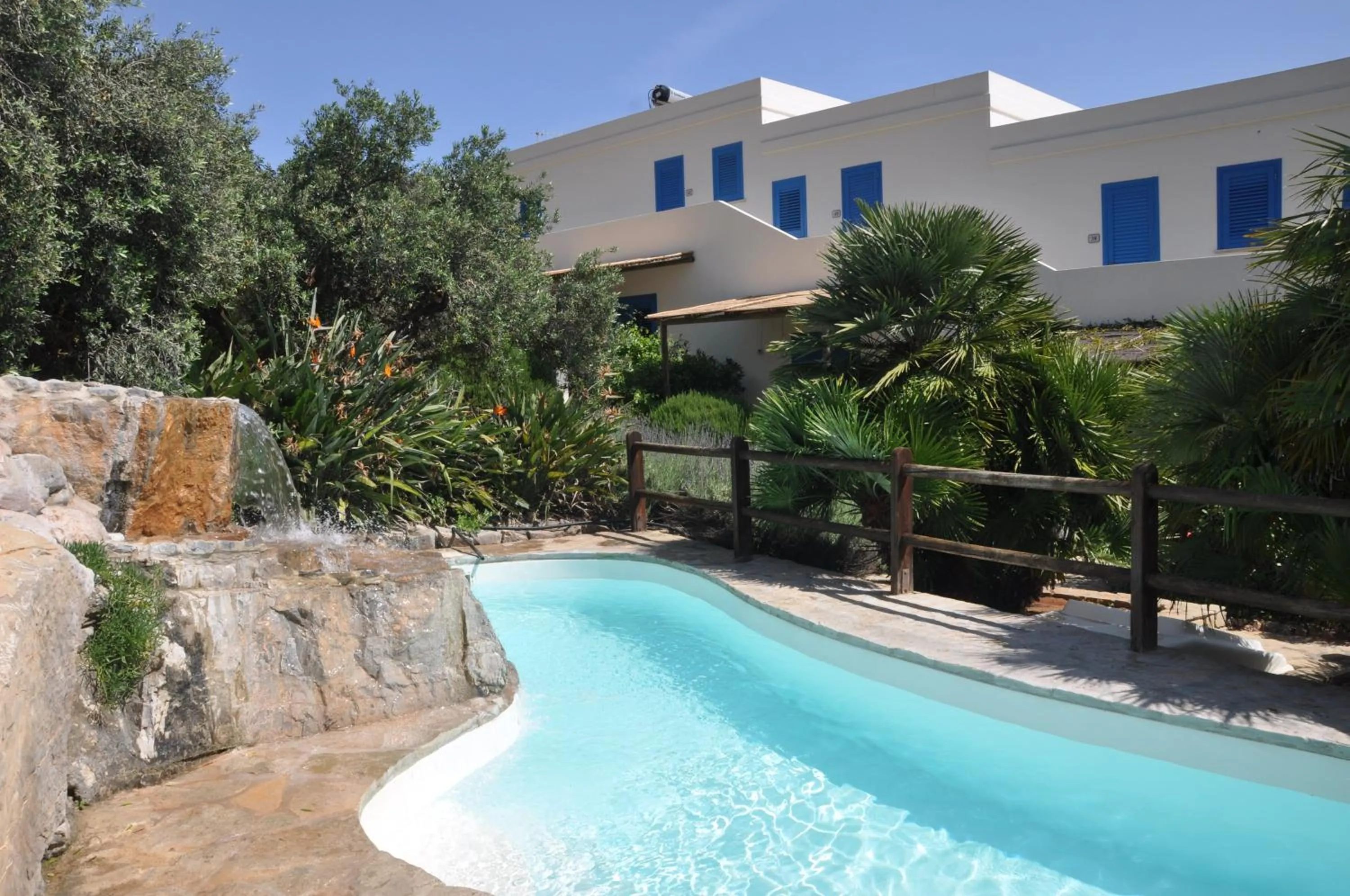 Pool view in Marettimo Residence