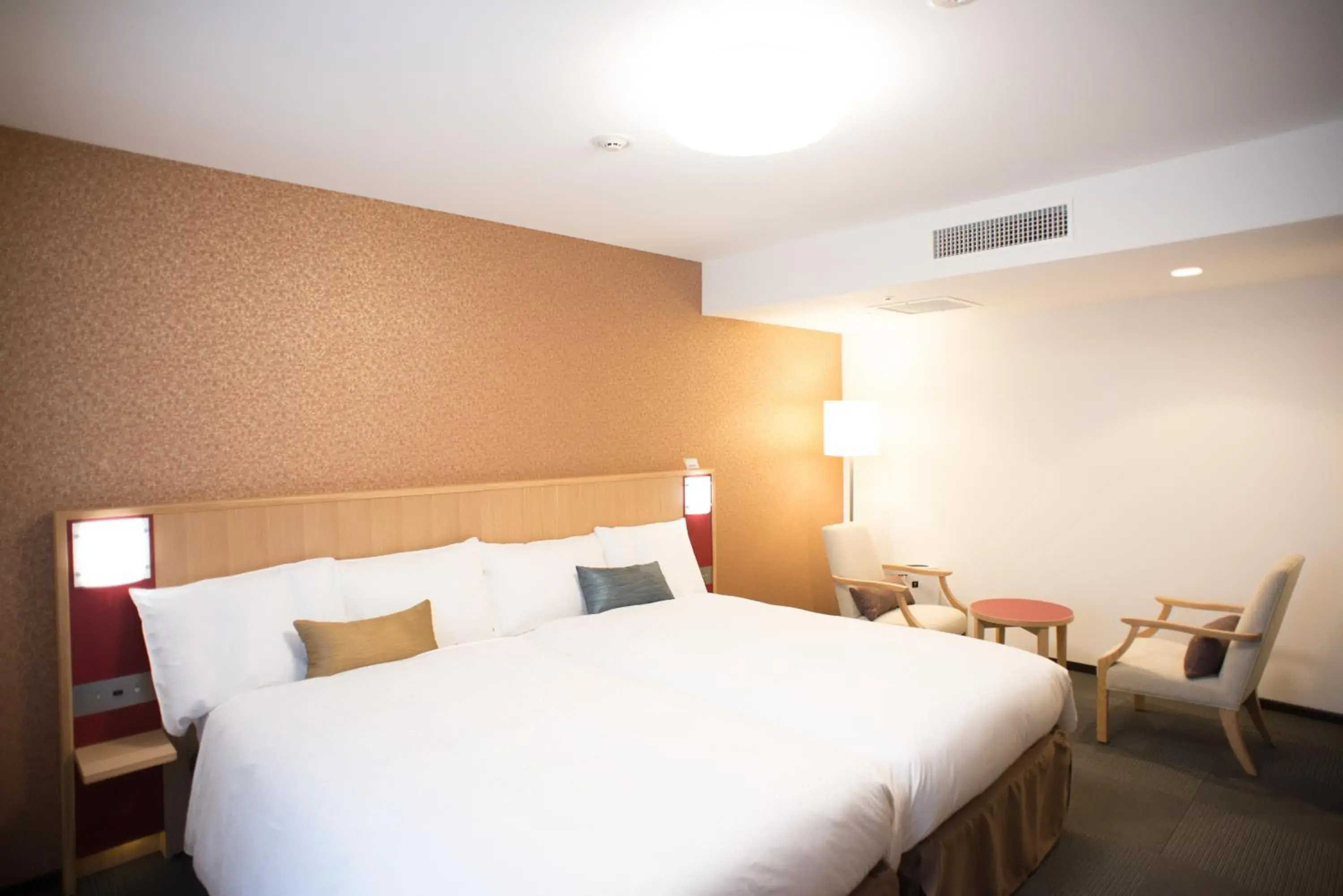 Bed in Hotel The West Hills Mito Bed in Hotel The West Hills Mito