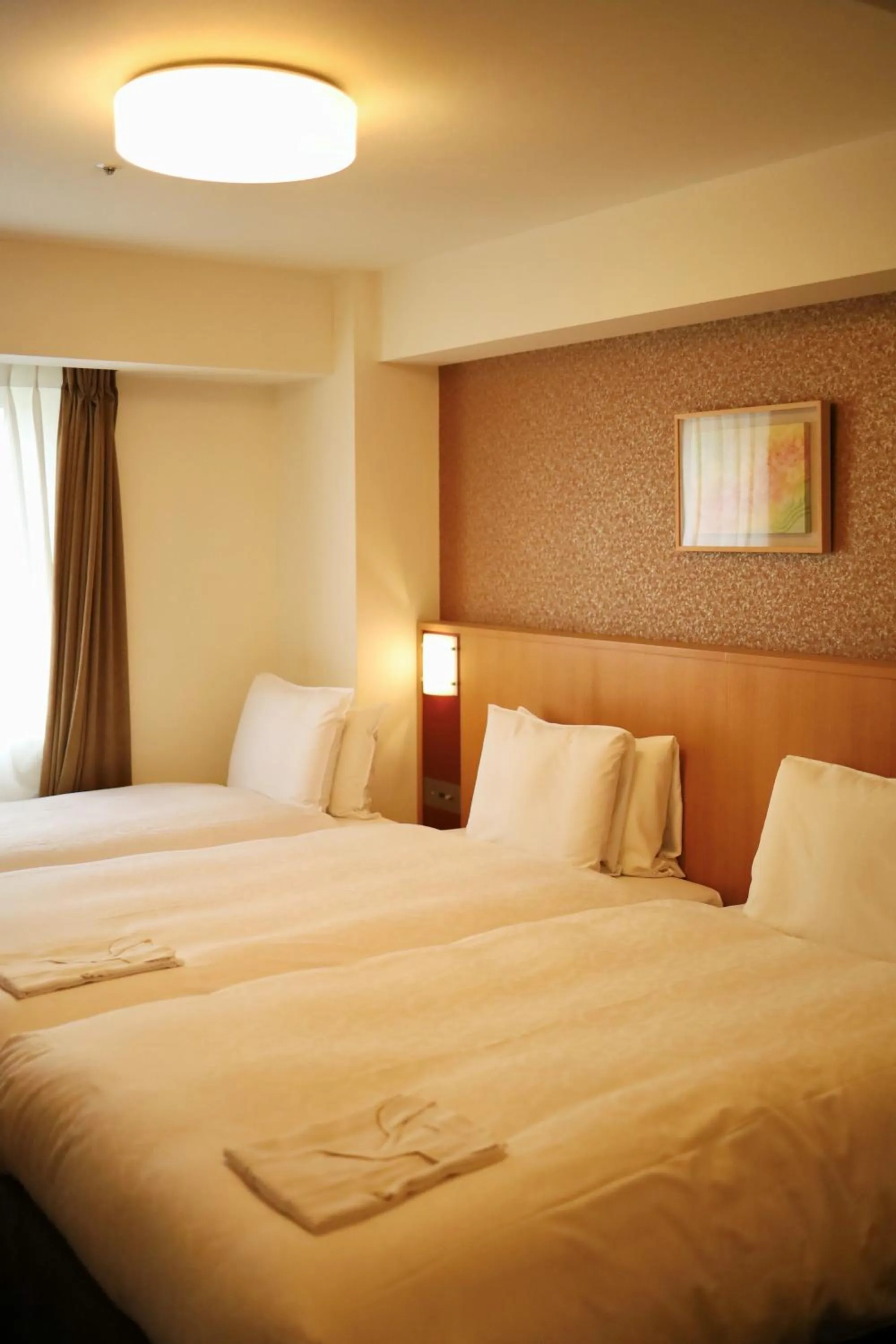 Bedroom, Bed in Hotel The West Hills Mito