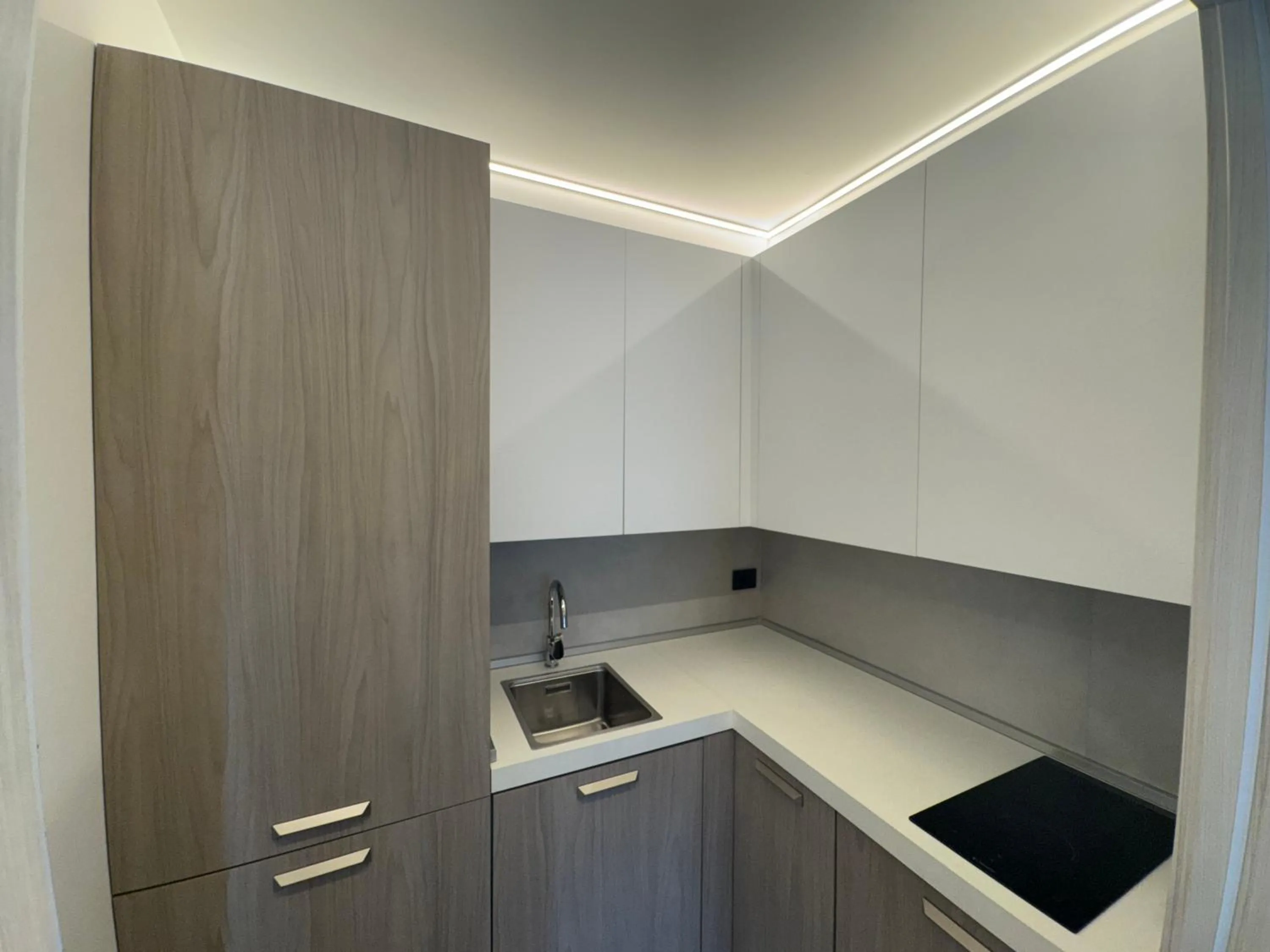 Kitchen or kitchenette in Corte Ongaro Hotel