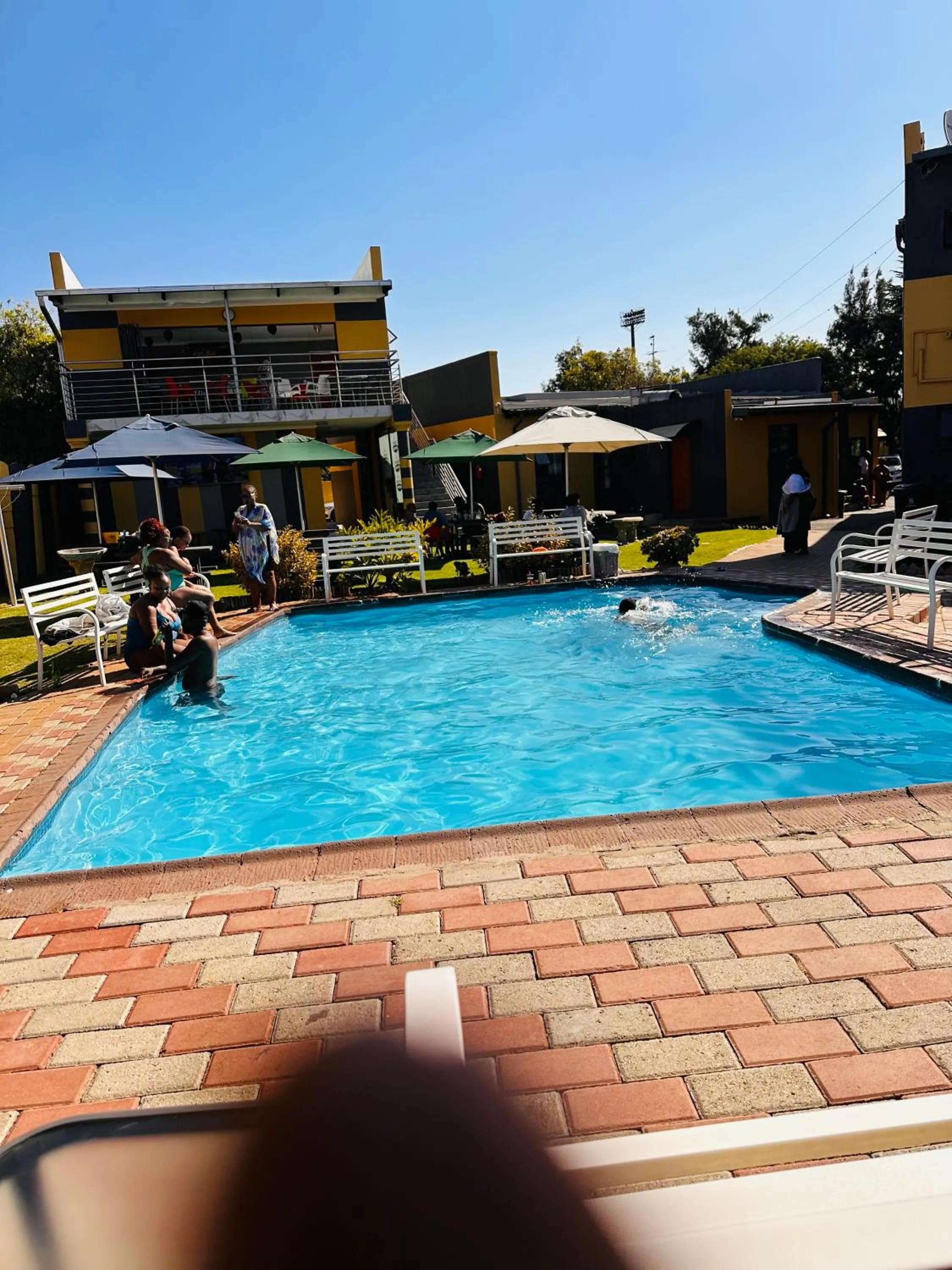 Pool view in Platinum Guest lodge Germiston