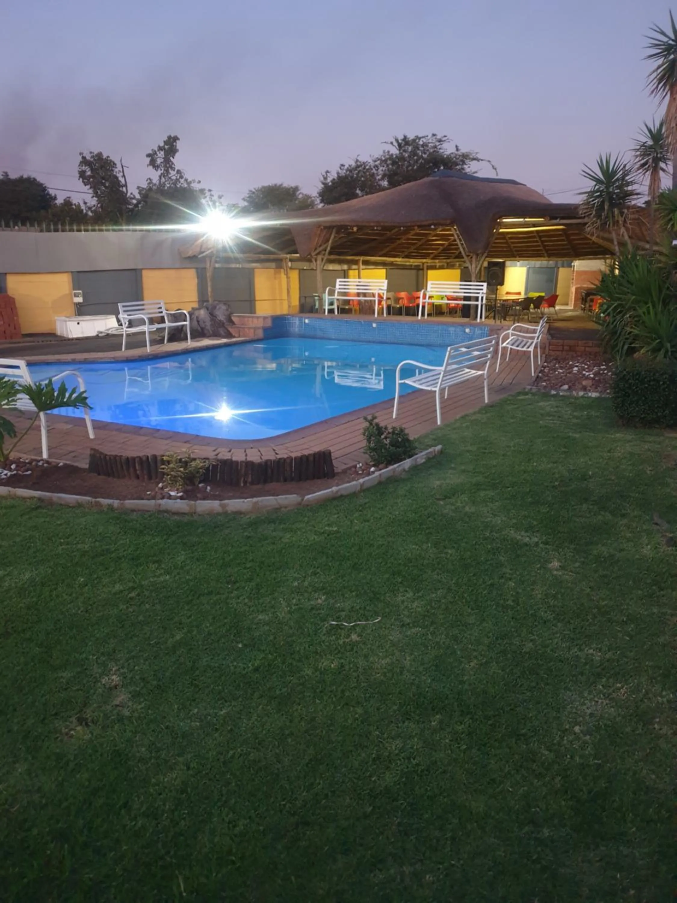 Pool view in Platinum Guest lodge Germiston