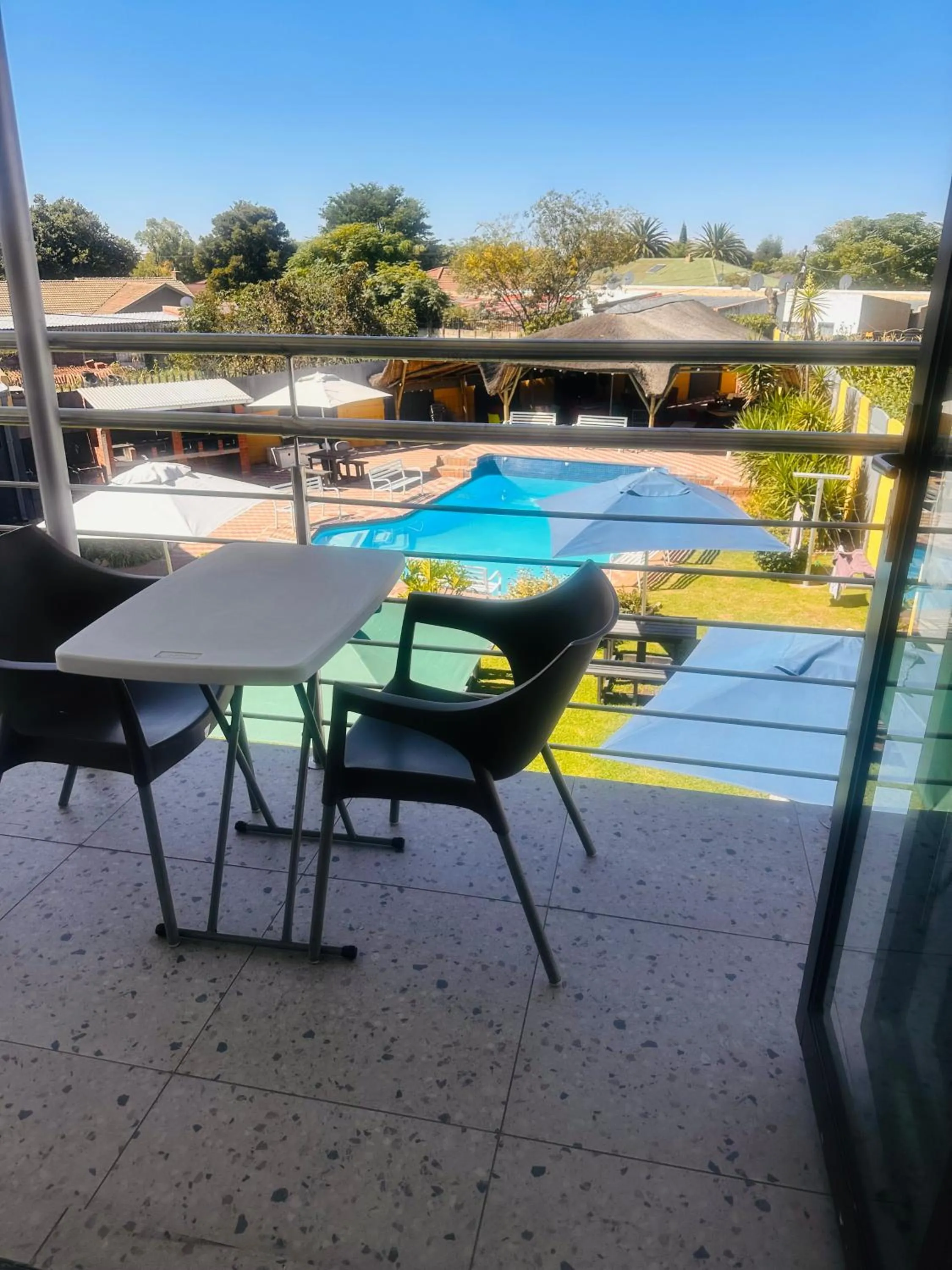 Pool view in Platinum Guest lodge Germiston