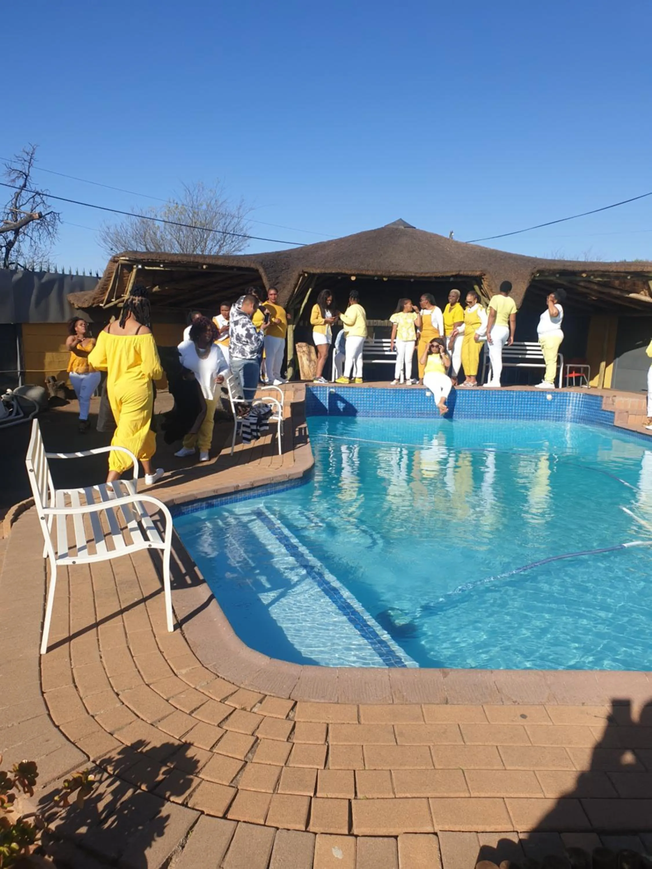 Swimming pool in Platinum Guest lodge Germiston